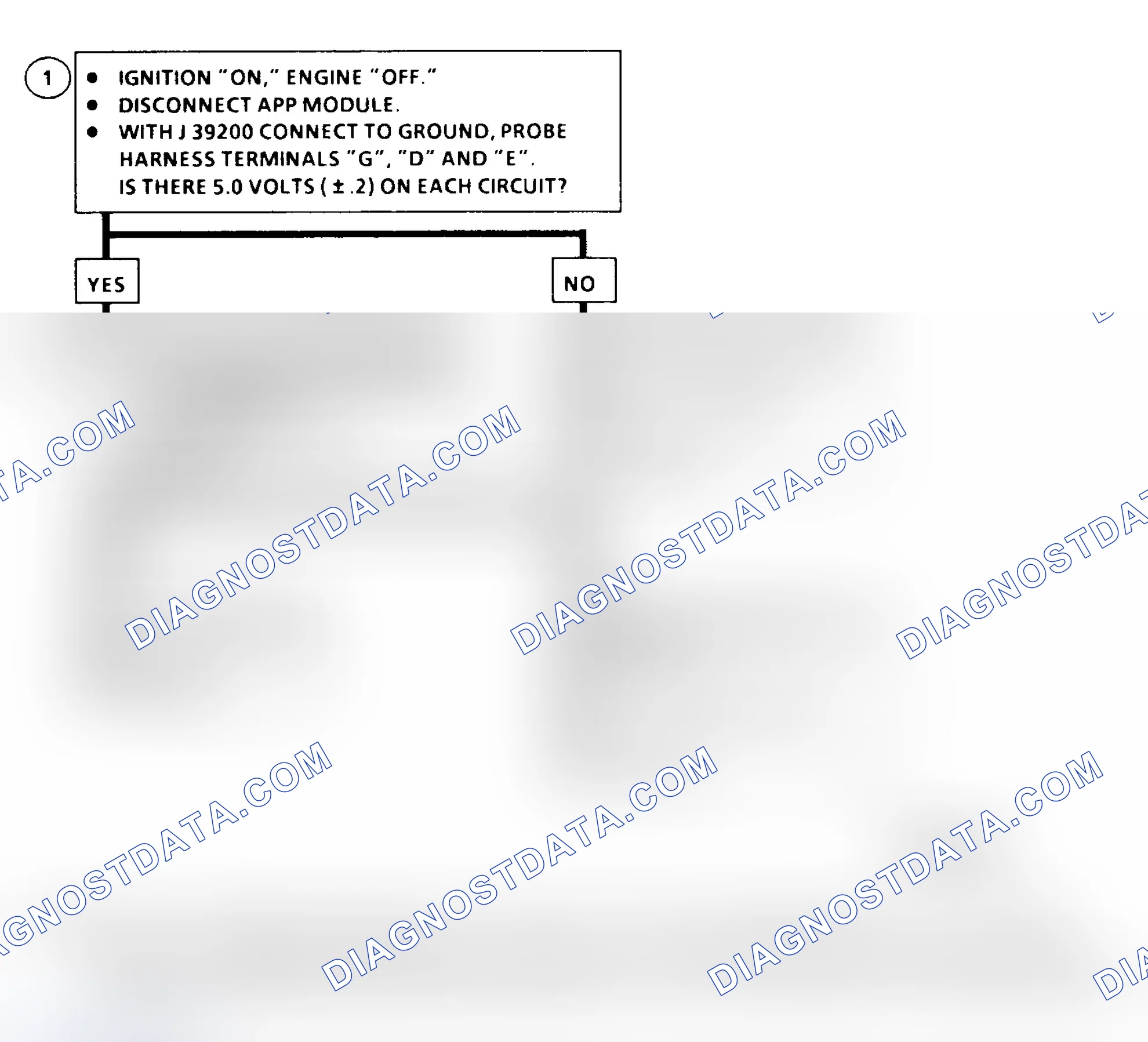 Scheme 458: DTC 23 Flow Chart (All Models) APP No. 1 Circuit Range Fault