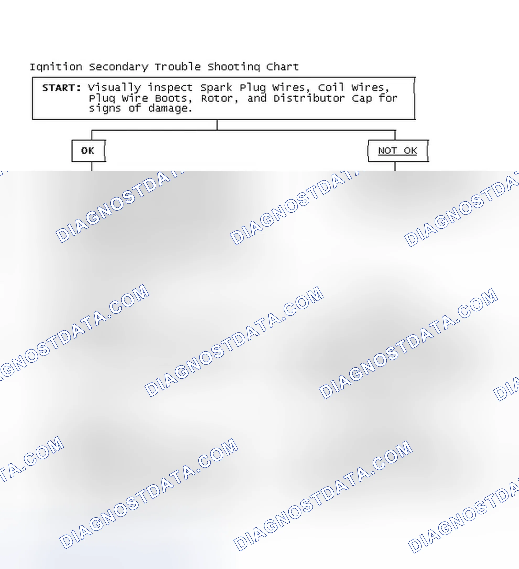 Scheme 1: Ignition Secondary Trouble Shooting Chart