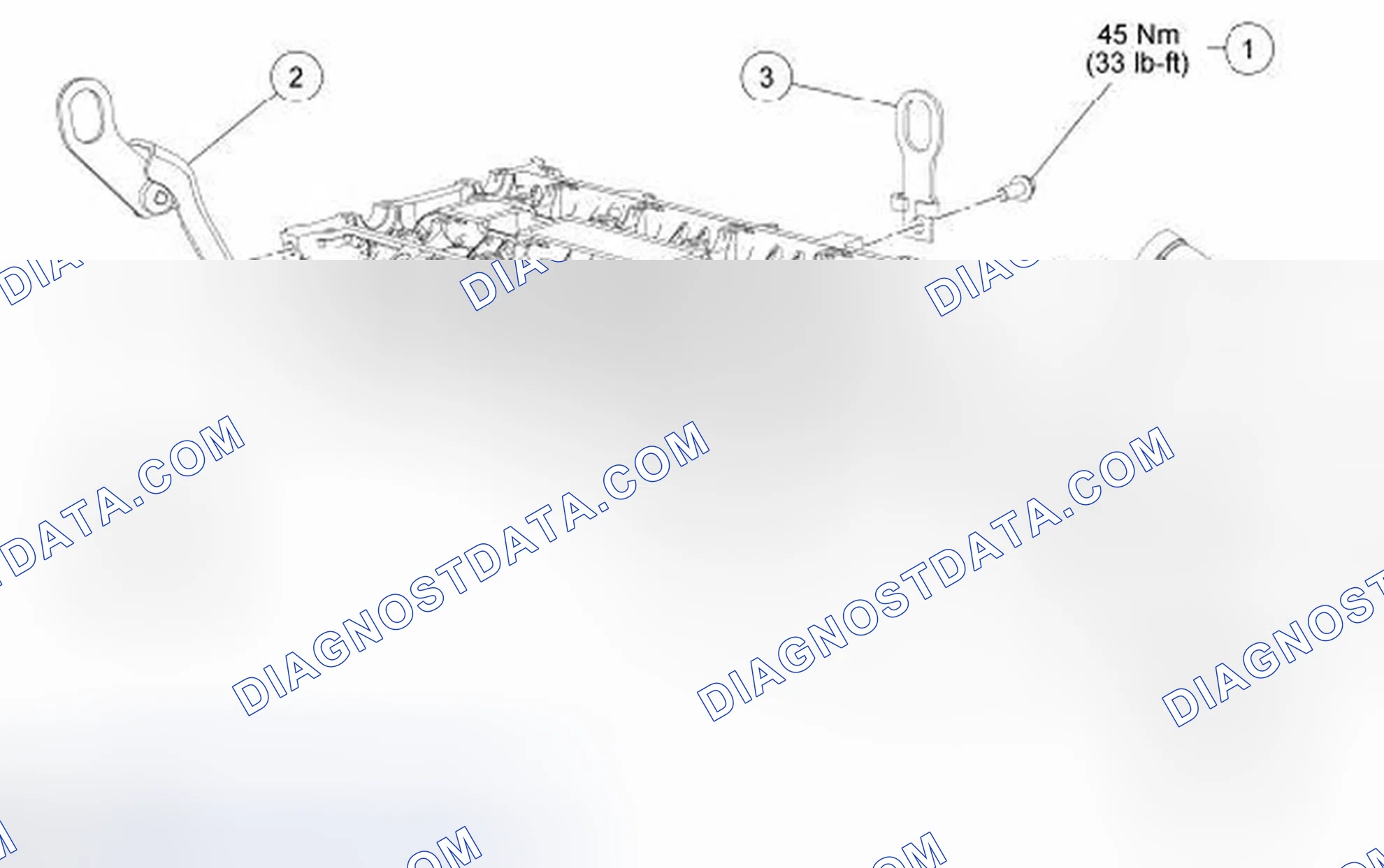 Scheme 205: Cylinder Head - Coolant Connection and Lifting Eyes