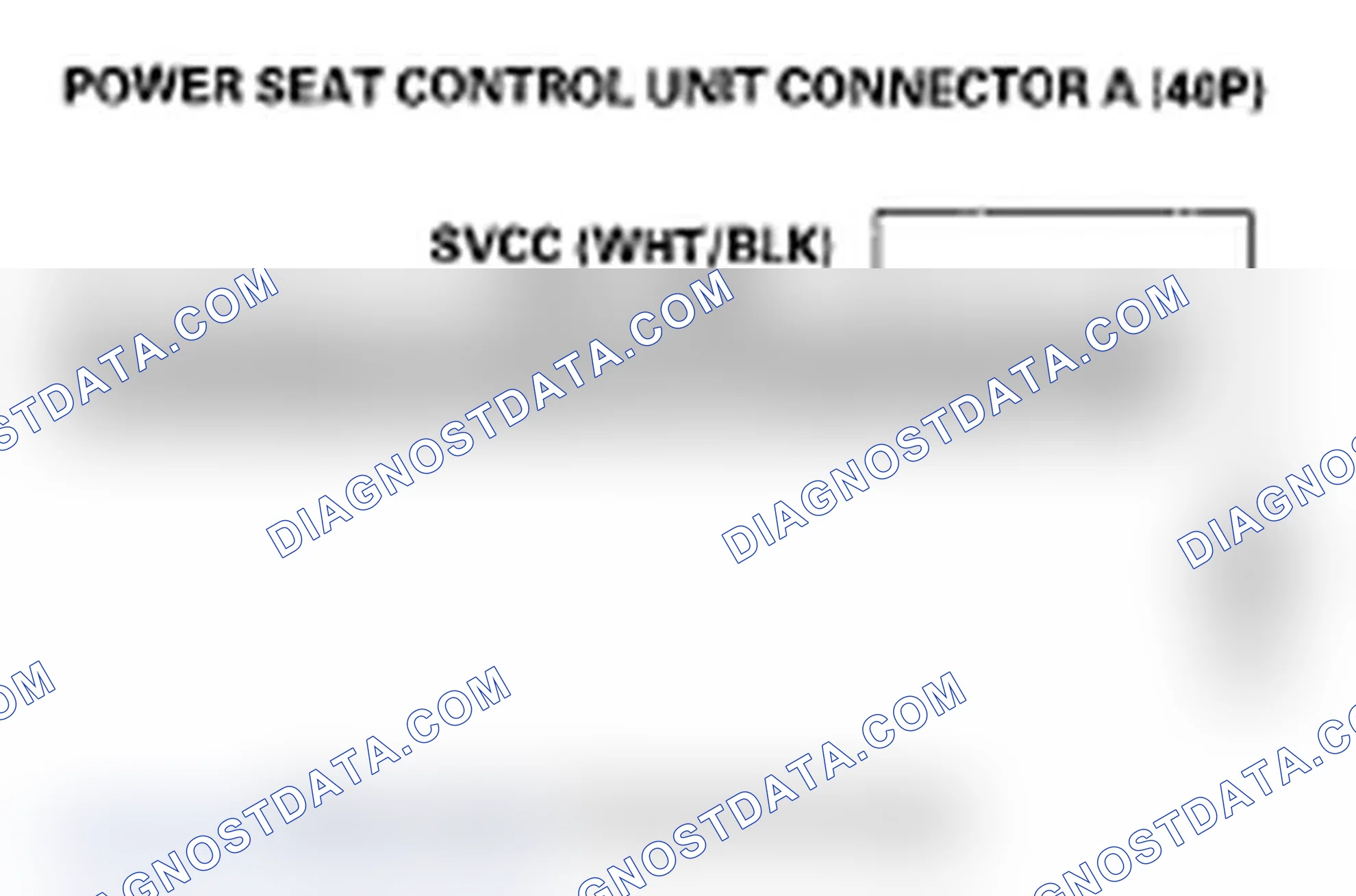 Scheme 66: DTC B1836: Power Seat Position Sensor Circuit Short