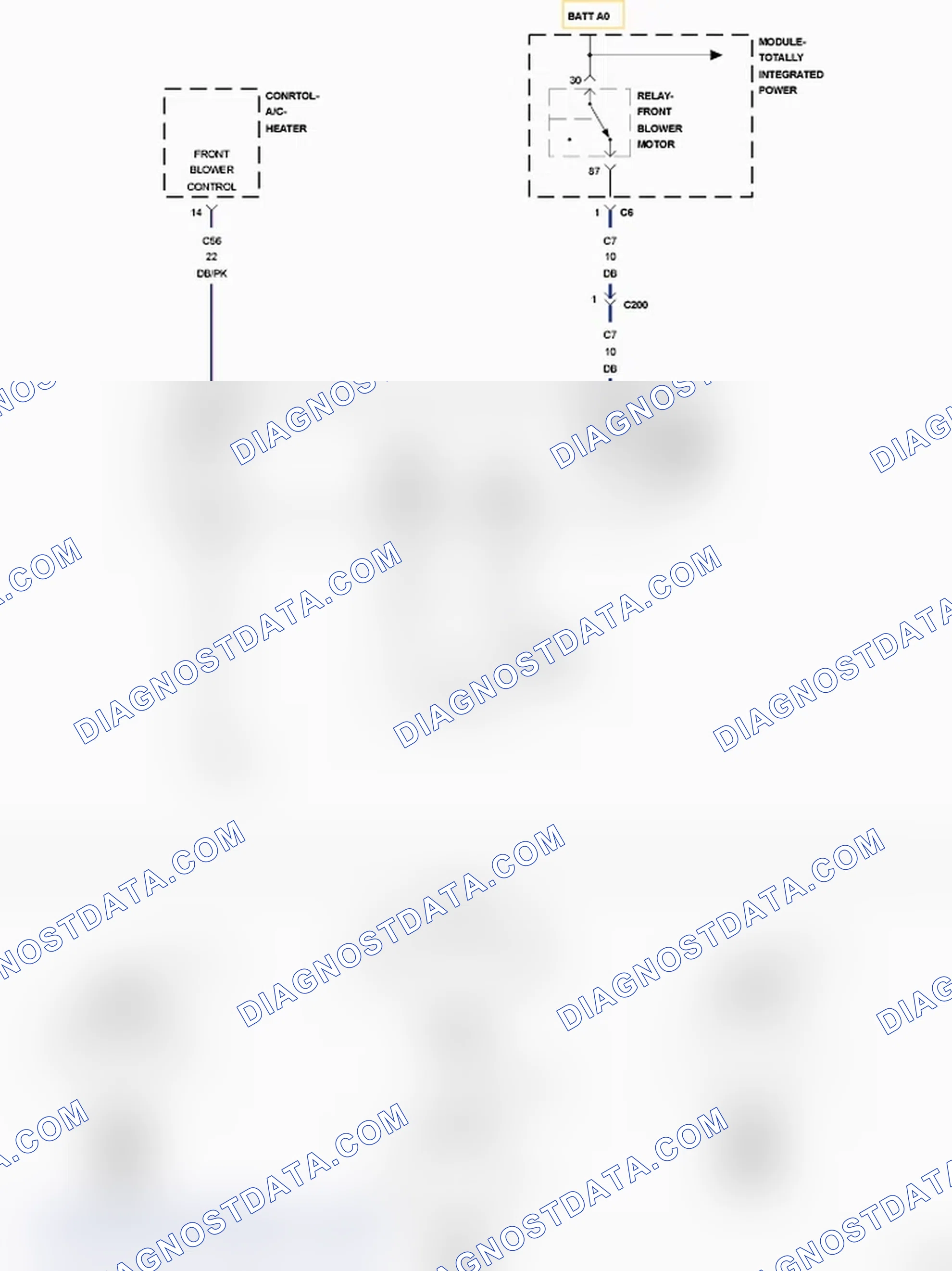 Scheme 15: B10E8-14-BLOWER MOTOR CONTROL - CIRCUIT SHORT TO GROUND OR OPEN