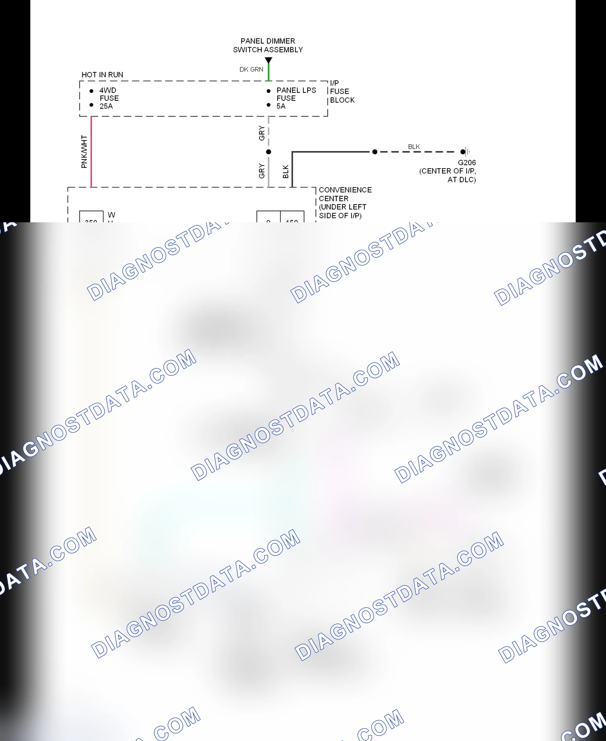 Scheme 8: Transfer Case Circuit (1993 H/D 4-Speed A/T)
