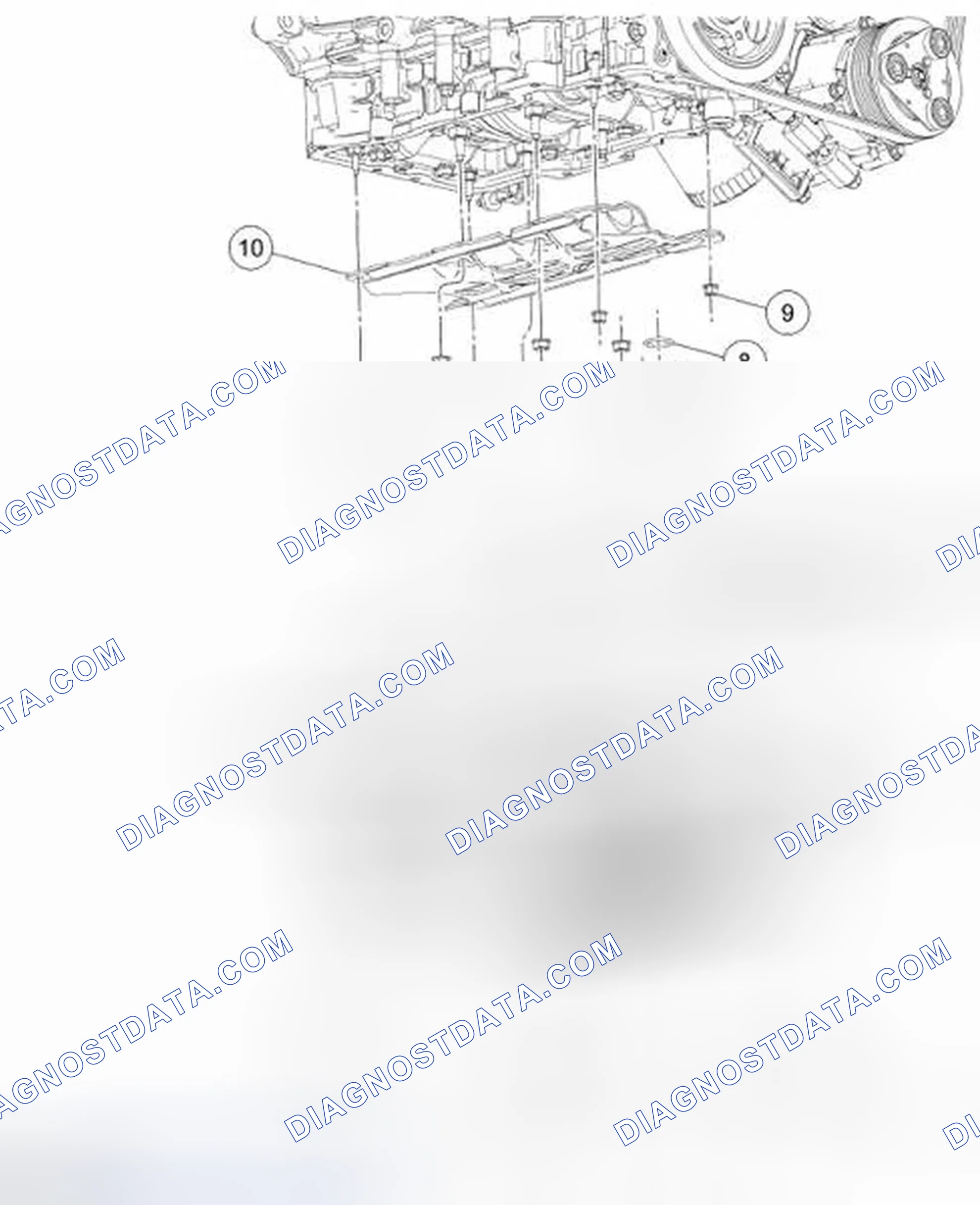 Scheme 452: Engine Lubrication Components - Exploded View
