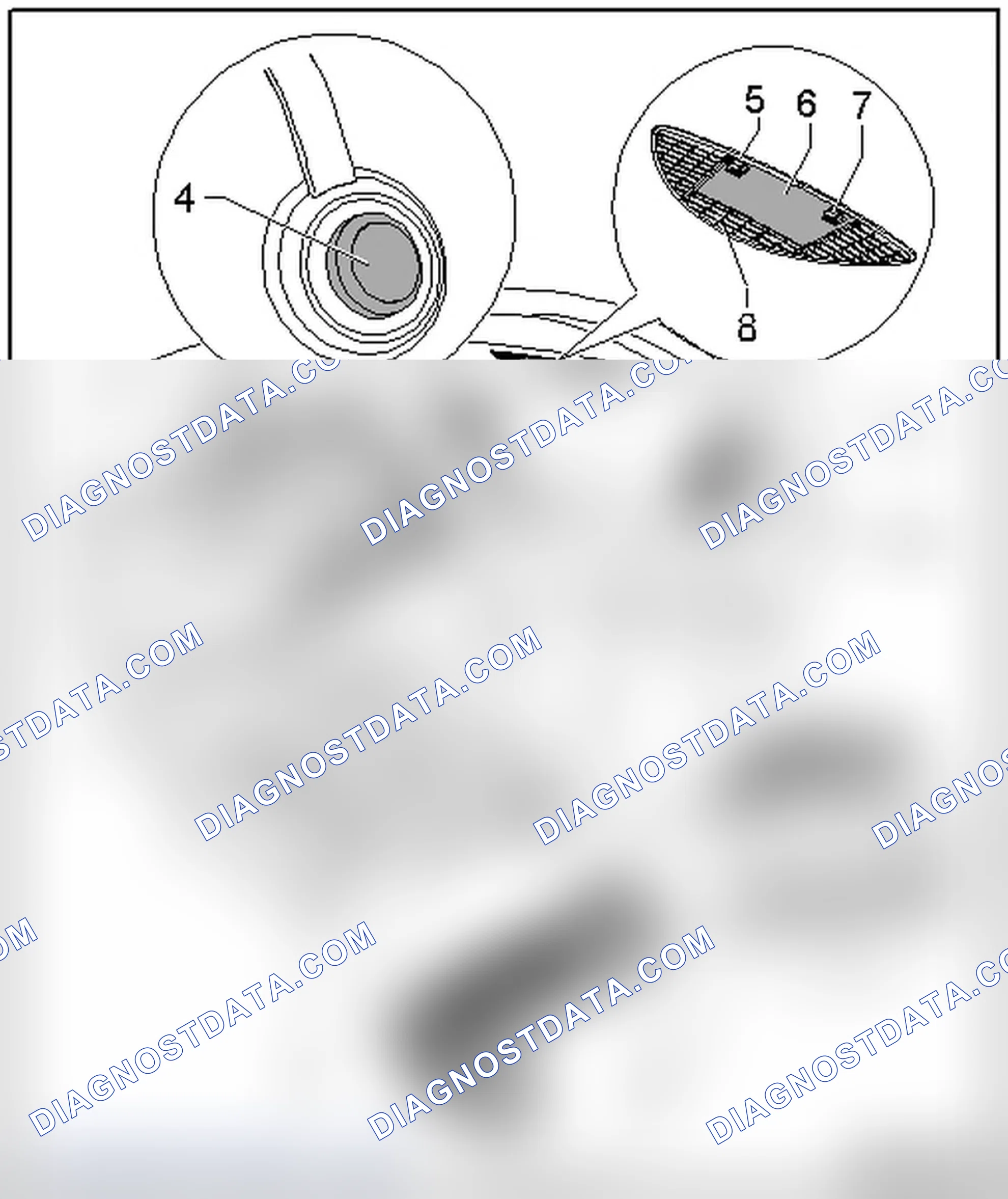 Scheme 115: A/C COMPONENTS INSIDE PASSENGER COMPARTMENT, RIGHT SIDE