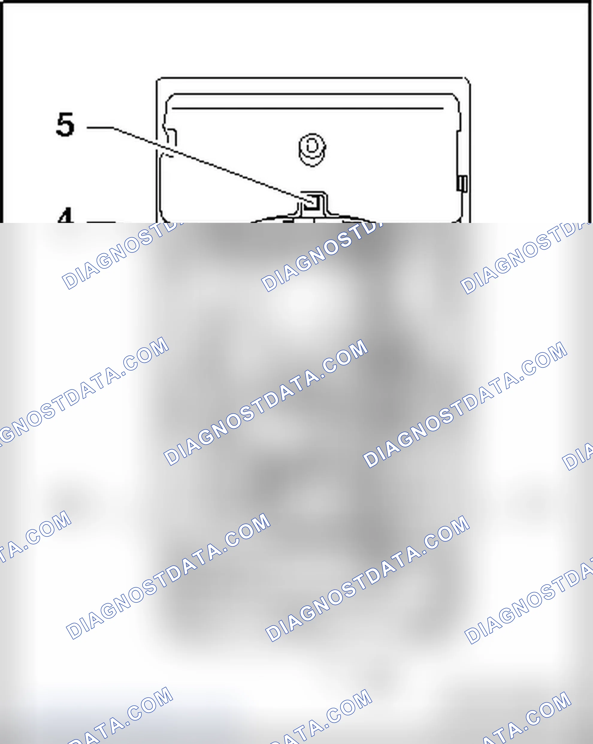 Scheme 95: MICROPHONE UNIT IN FRONT ROOF MODULE OVERVIEW, THROUGH 10.2008