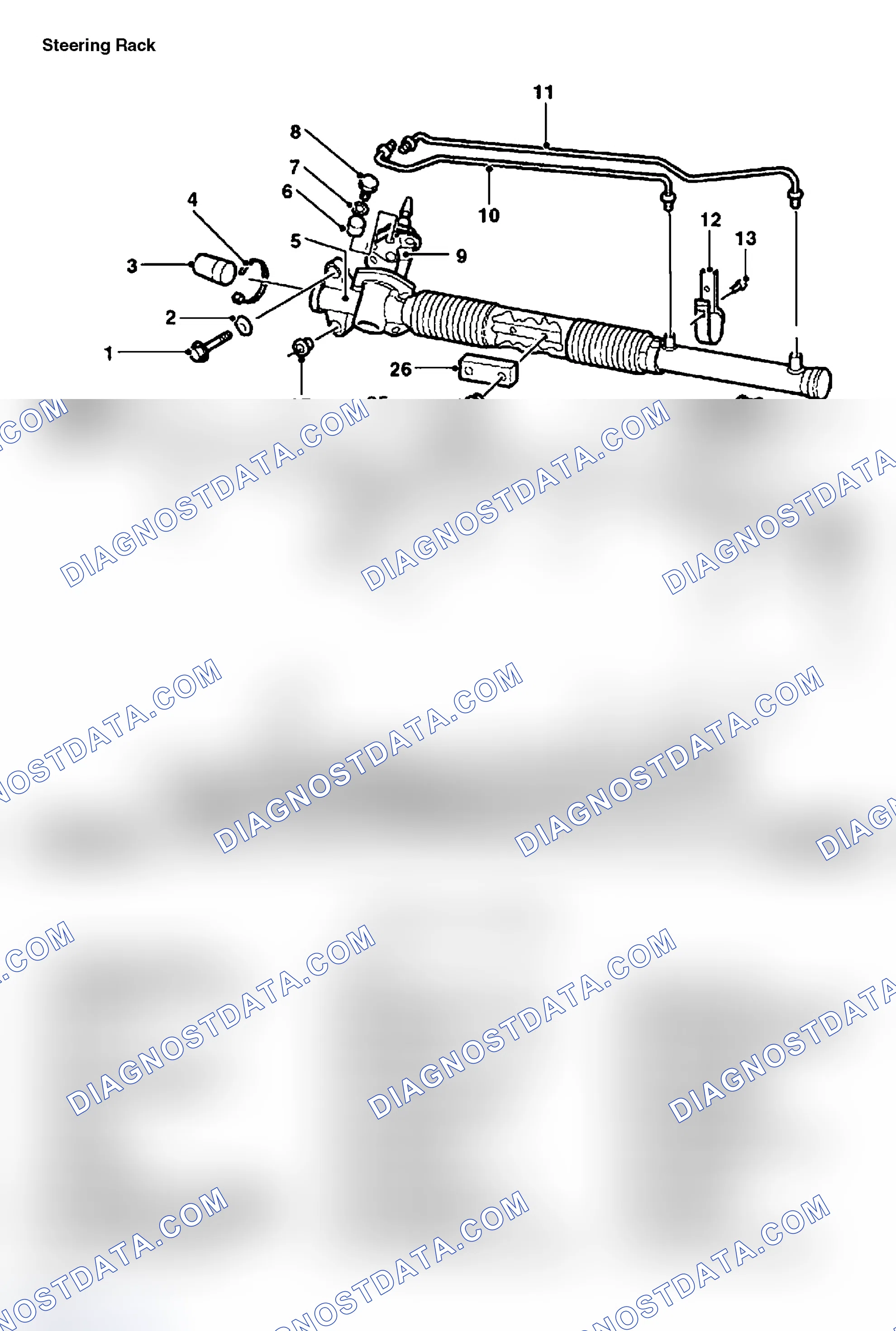 Scheme 3: STEERING RACK