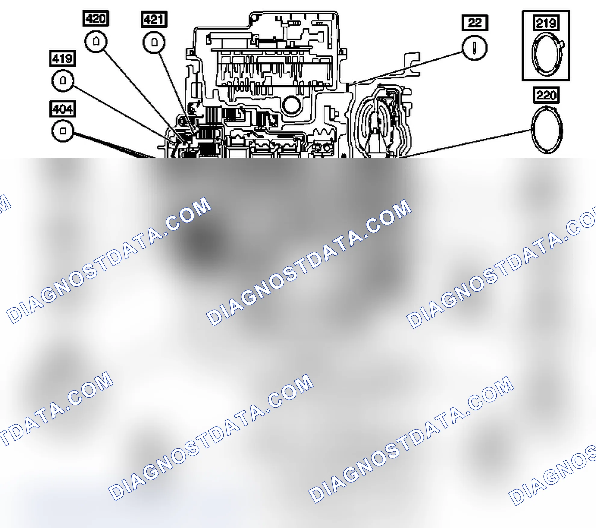 Scheme 114: Automatic Transmission Service Seal Kit (1 of 2) 24253594