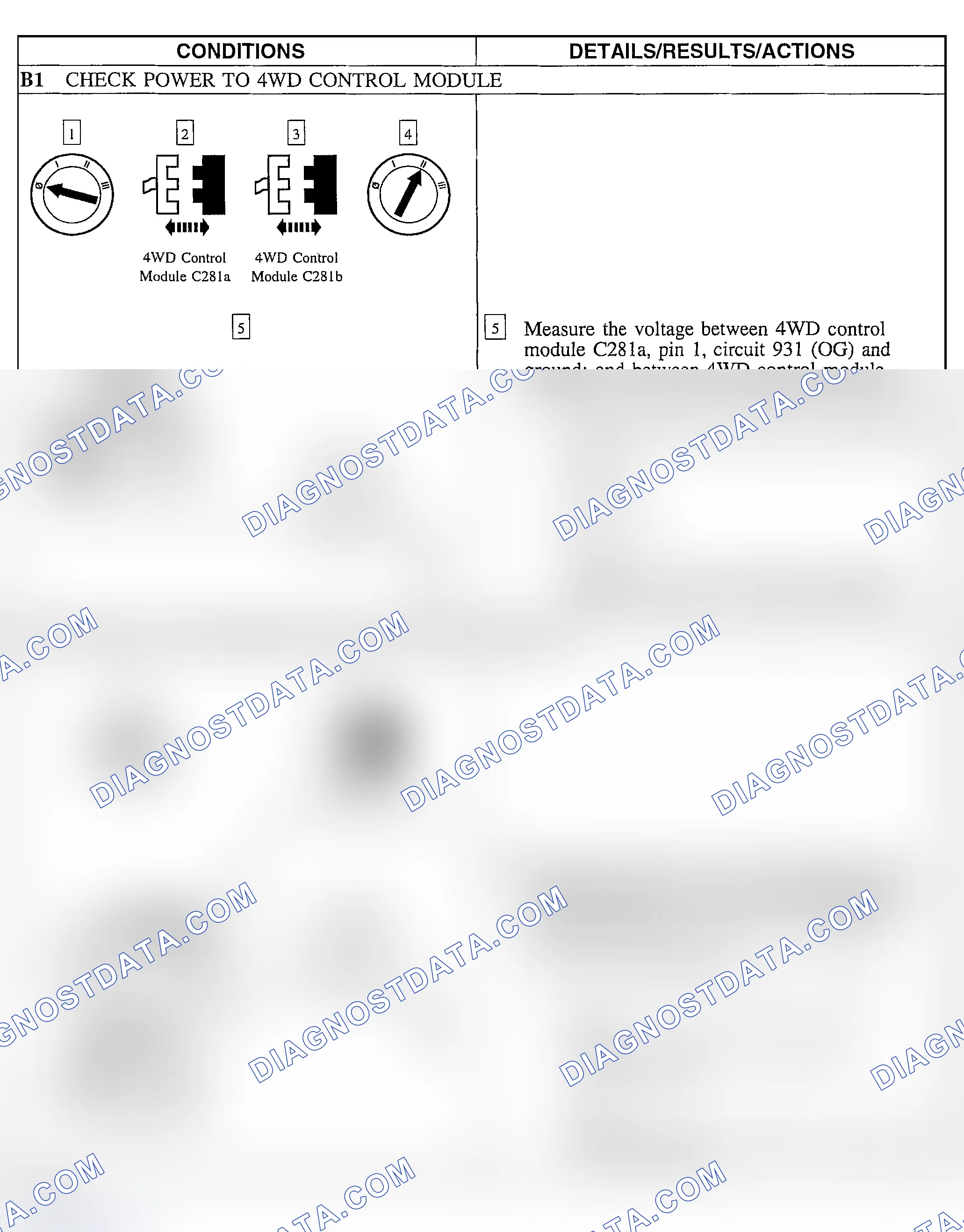 Scheme 16: Pinpoint Test B: No Communication With Four-Wheel Drive (4WD) Control Module
