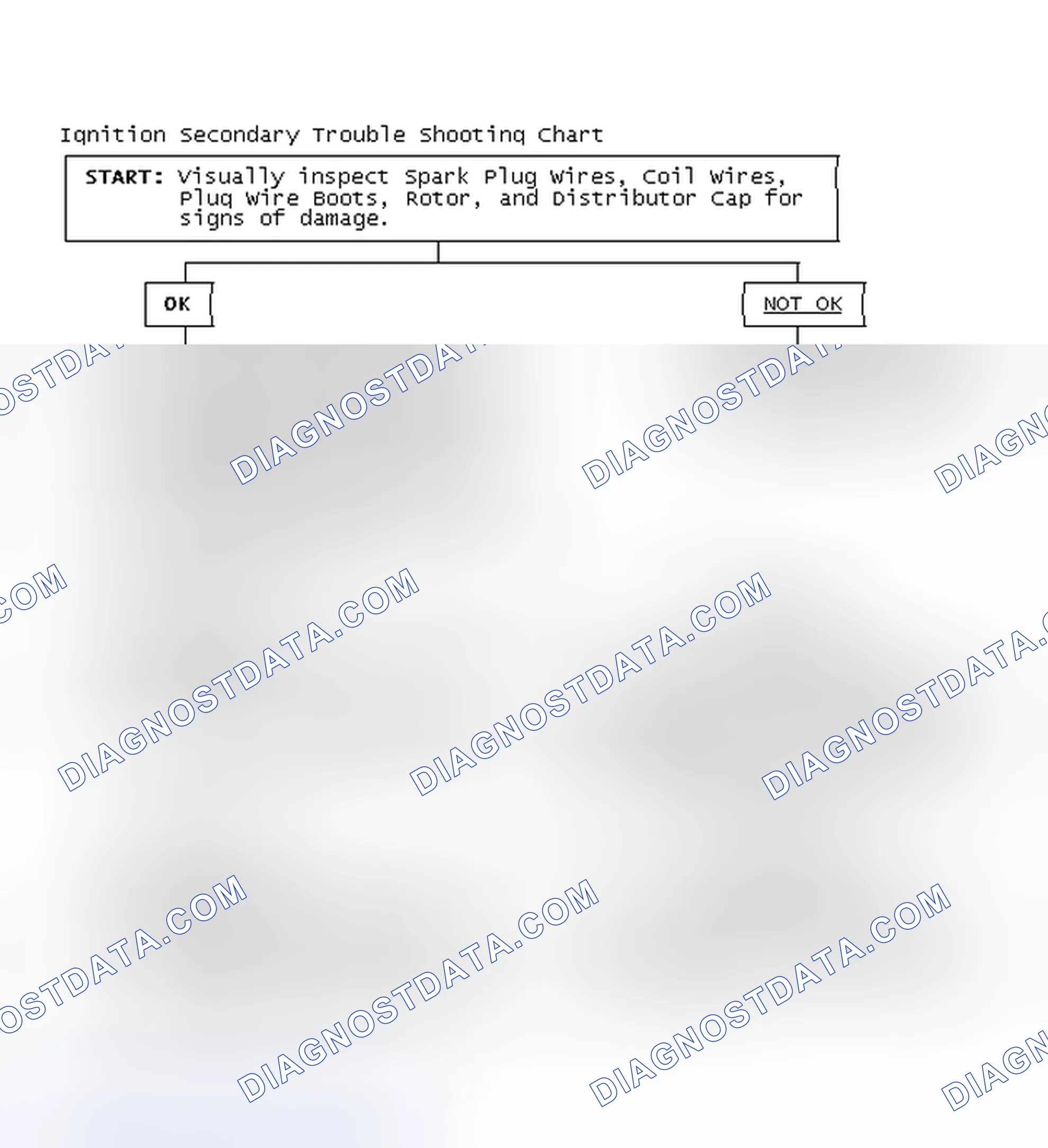 Scheme 1: Ignition Secondary Trouble Shooting Chart
