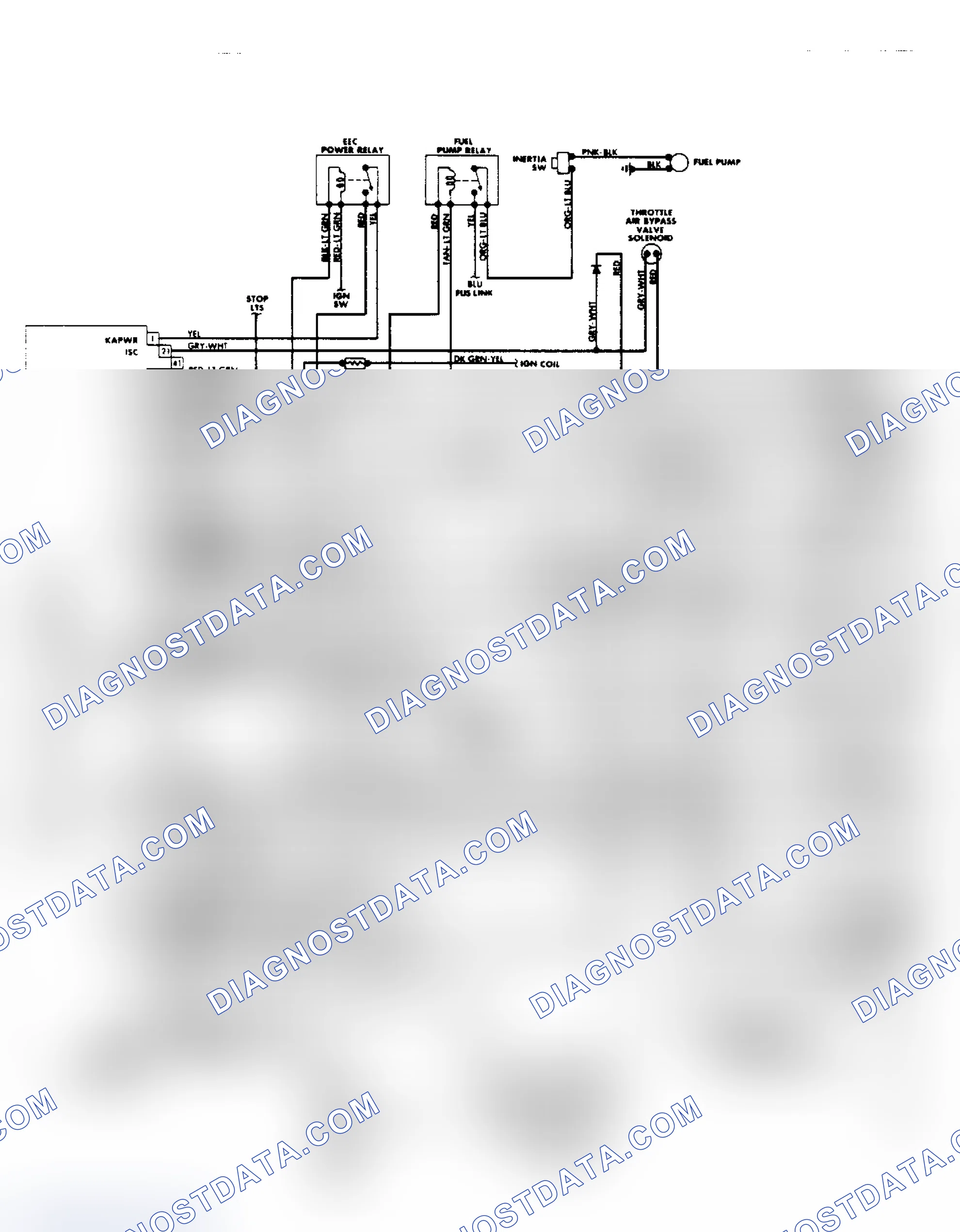Scheme 76: Aerostar 2.3L EFI EEC-IV Wiring Diagram