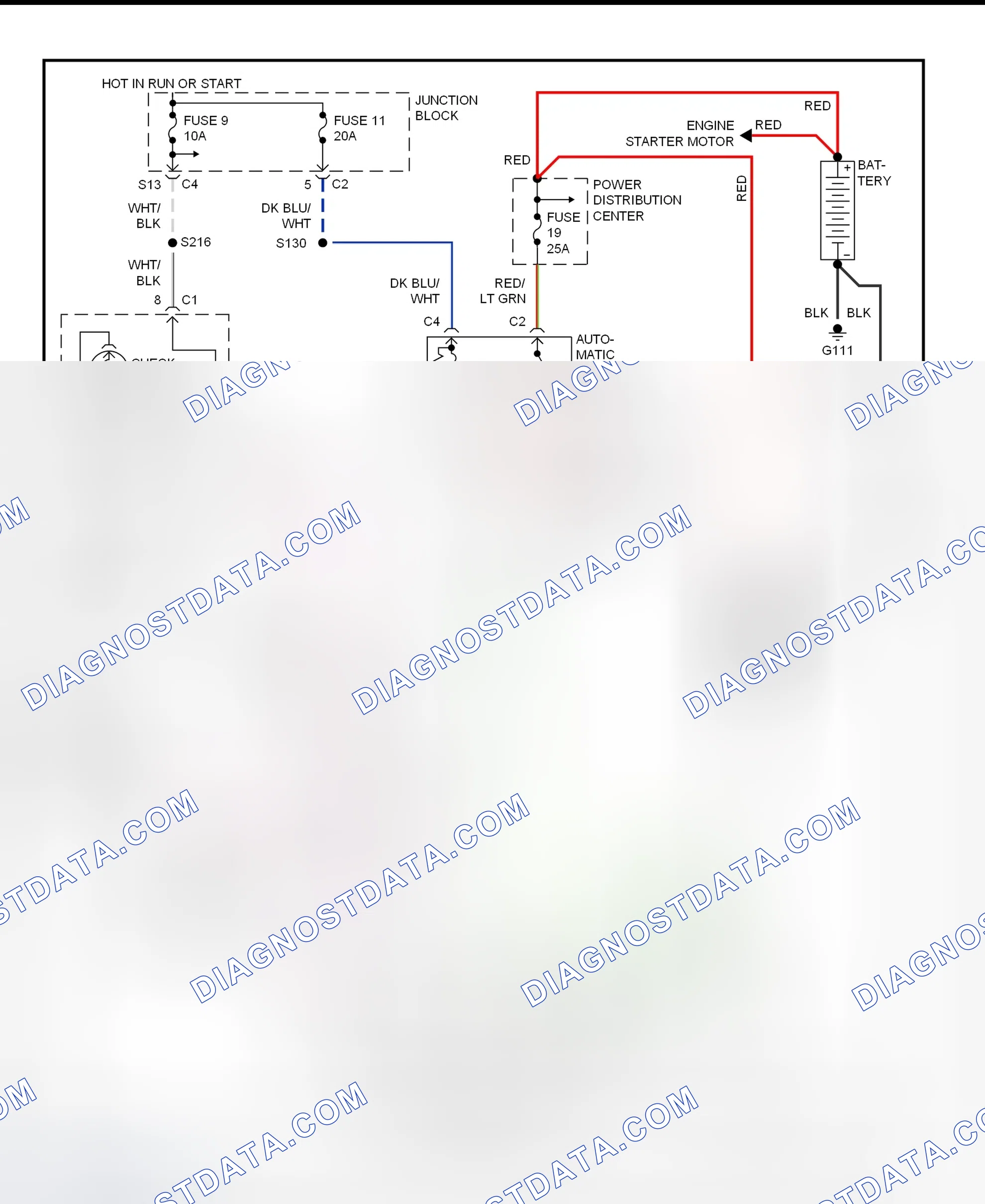 Scheme 1: Charging System Wiring Diagram (Cherokee)