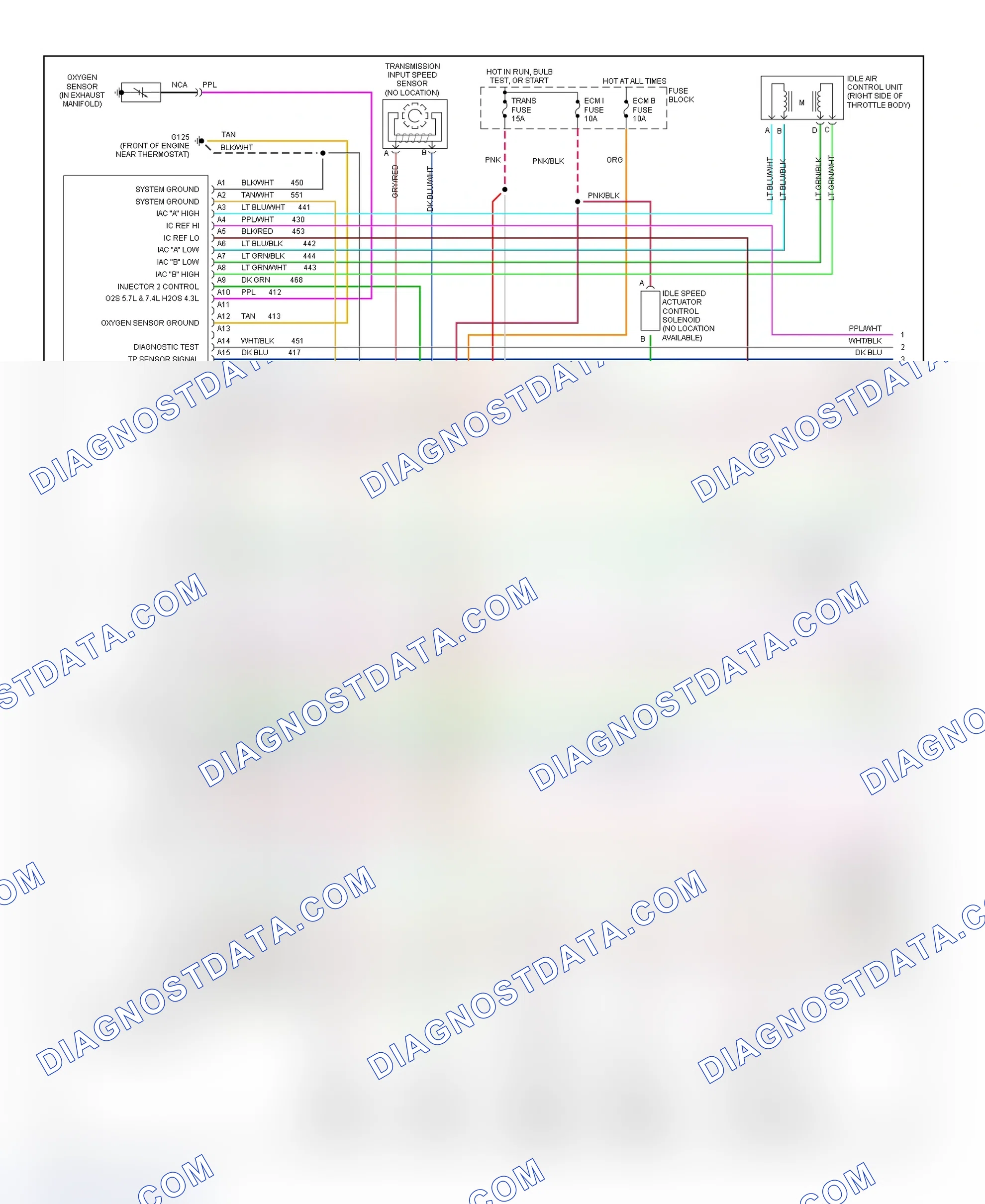 Scheme 391: Wiring Diagram (Van - 7.4L With 4L80-E - 1 Of 3)