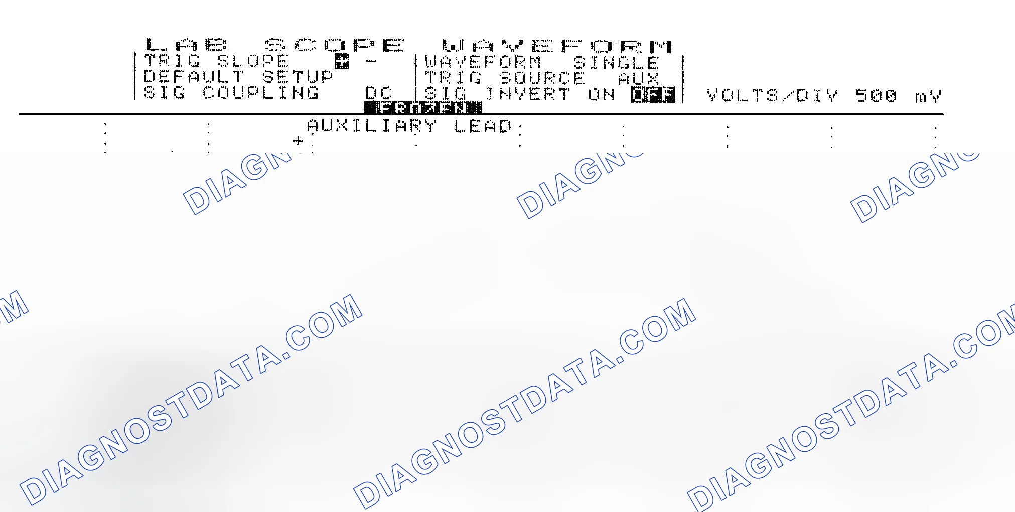Scheme 14: Single Injector w/Excessive Current Flow - Current Pattern