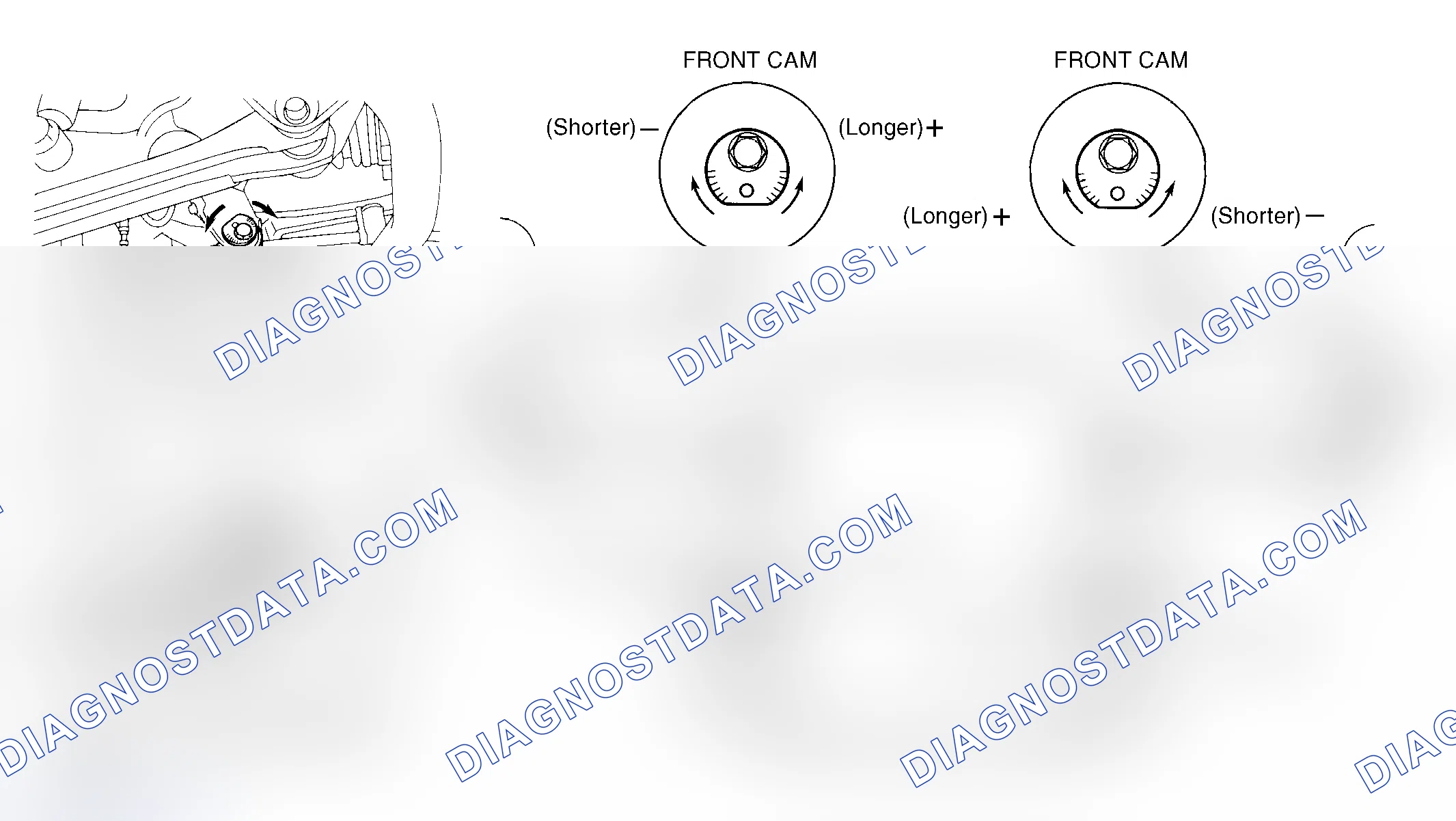 Scheme 9: Rear Camber & Toe-In Adjustment Cams (LS400) Courtesy of Toyota Motor Sales, U.S.A., Inc.