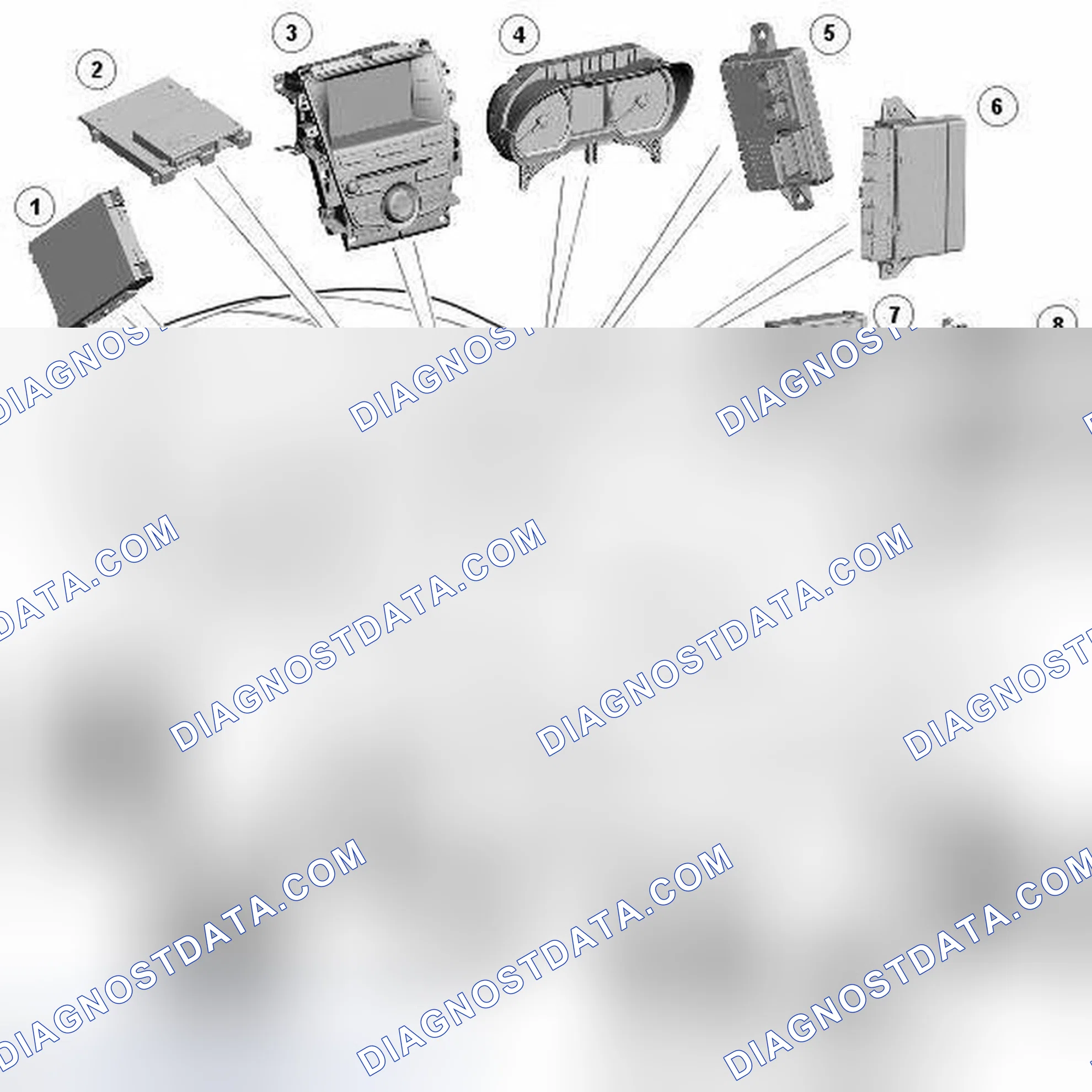 Scheme 4: COMPONENT LOCATION - MEDIUM SPEED CAN BUS