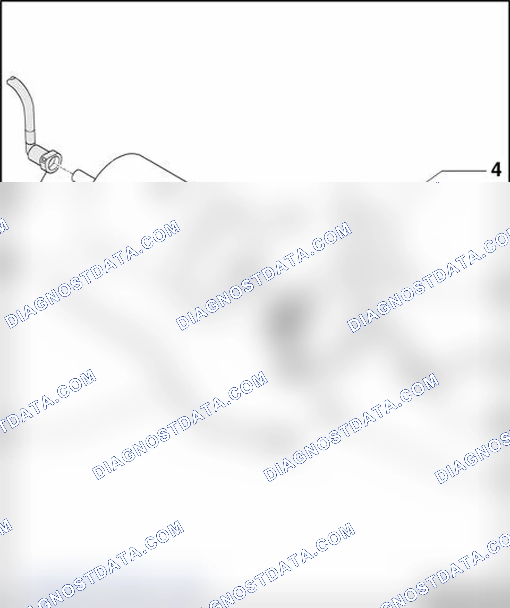 Scheme 83: Fuel filter for vehicles without auxiliary heater, assembly overview