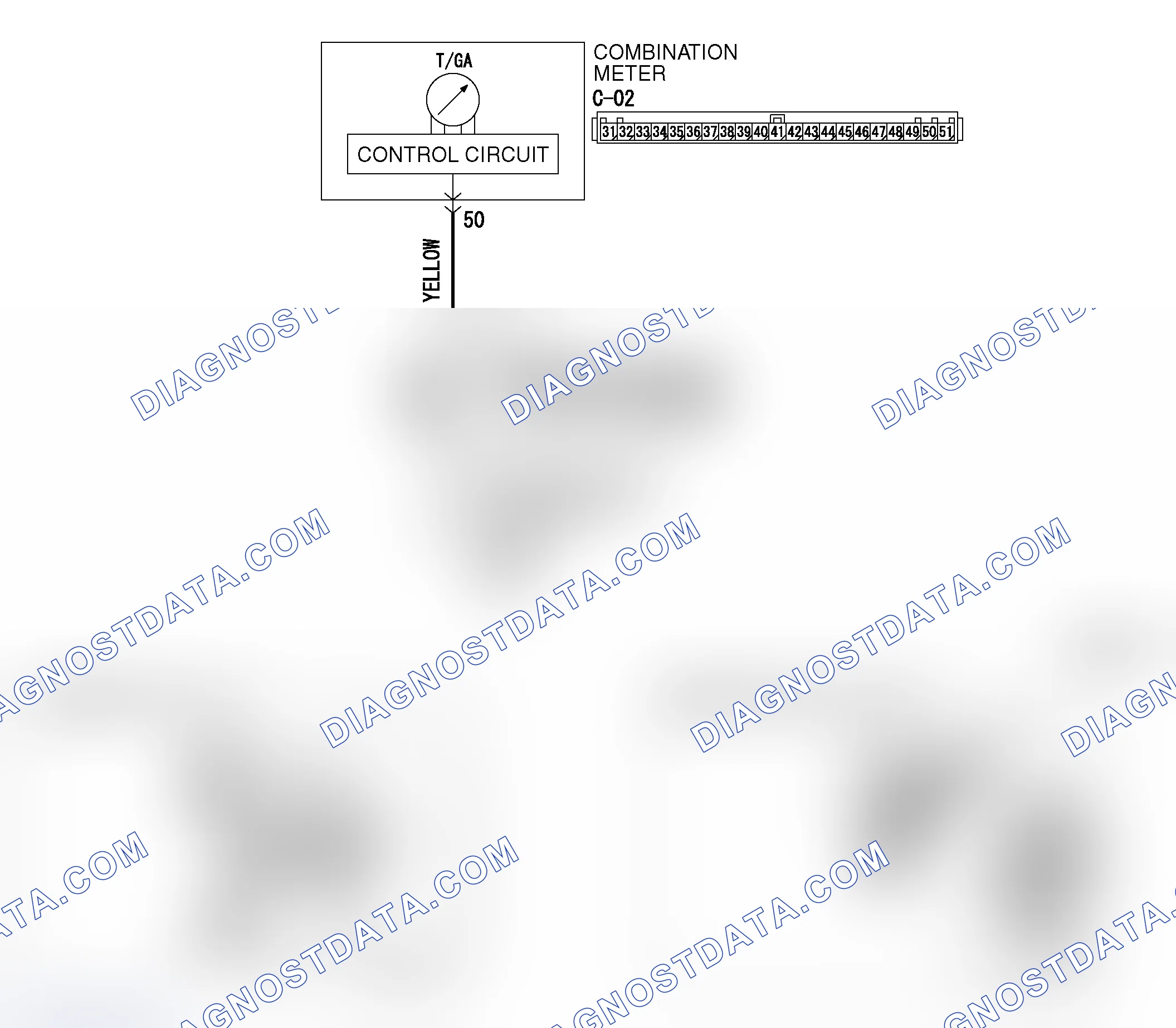 Scheme 278: INSPECTION PROCEDURE 4: Engine Coolant Temperature Gauge does not Work.