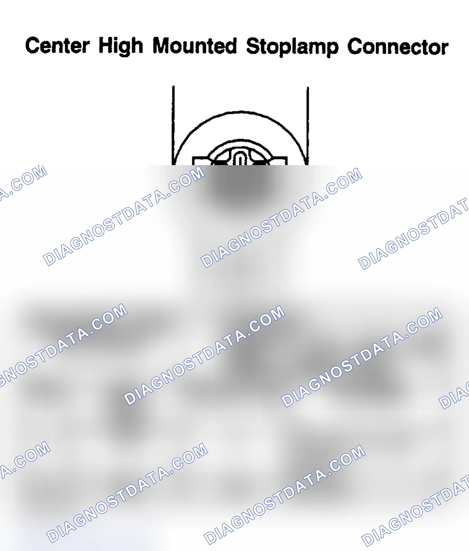 Scheme 130: CENTER HIGH MOUNTED STOPLAMP