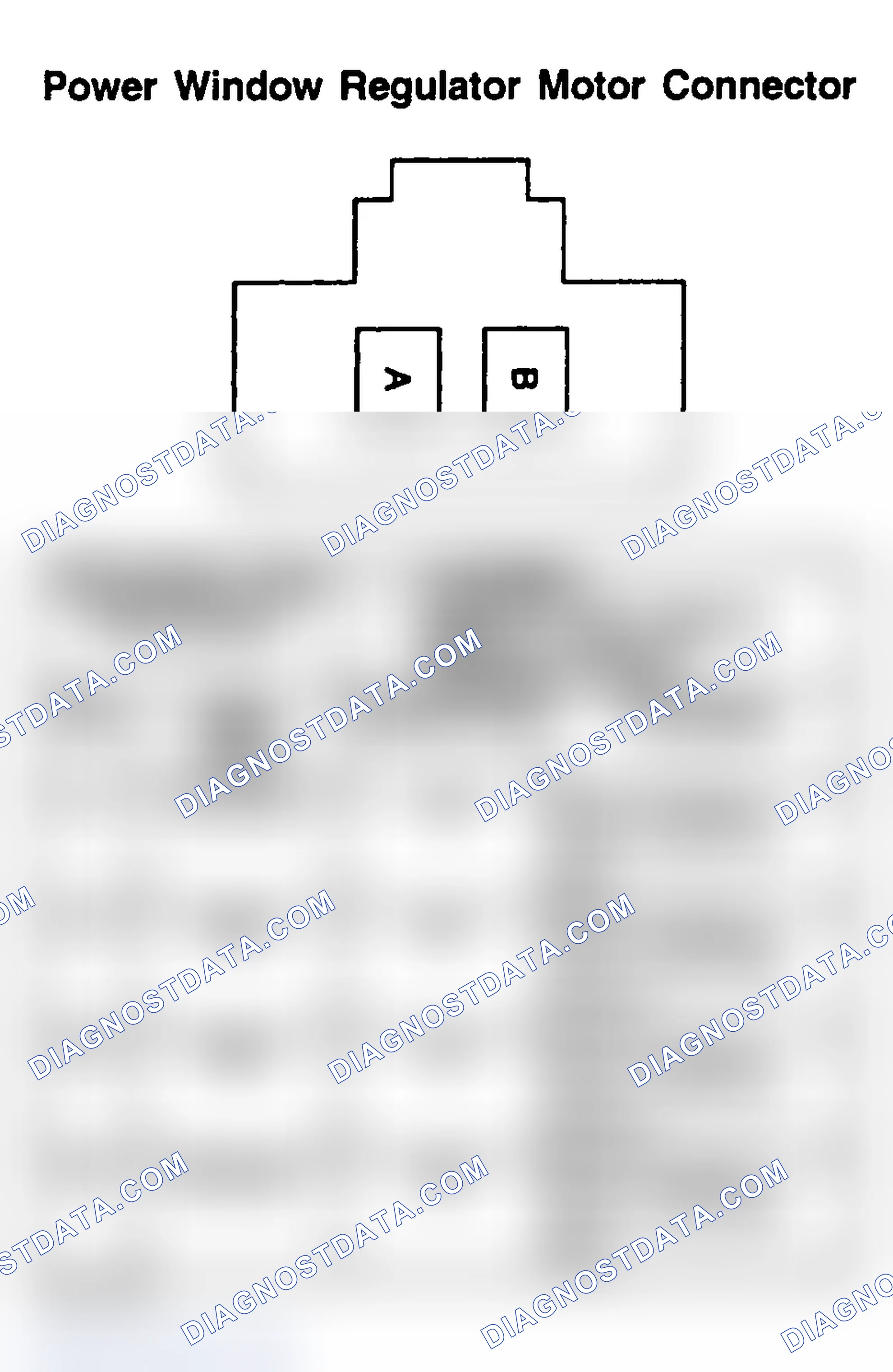 Scheme 225: POWER WINDOW REGULATOR MOTOR