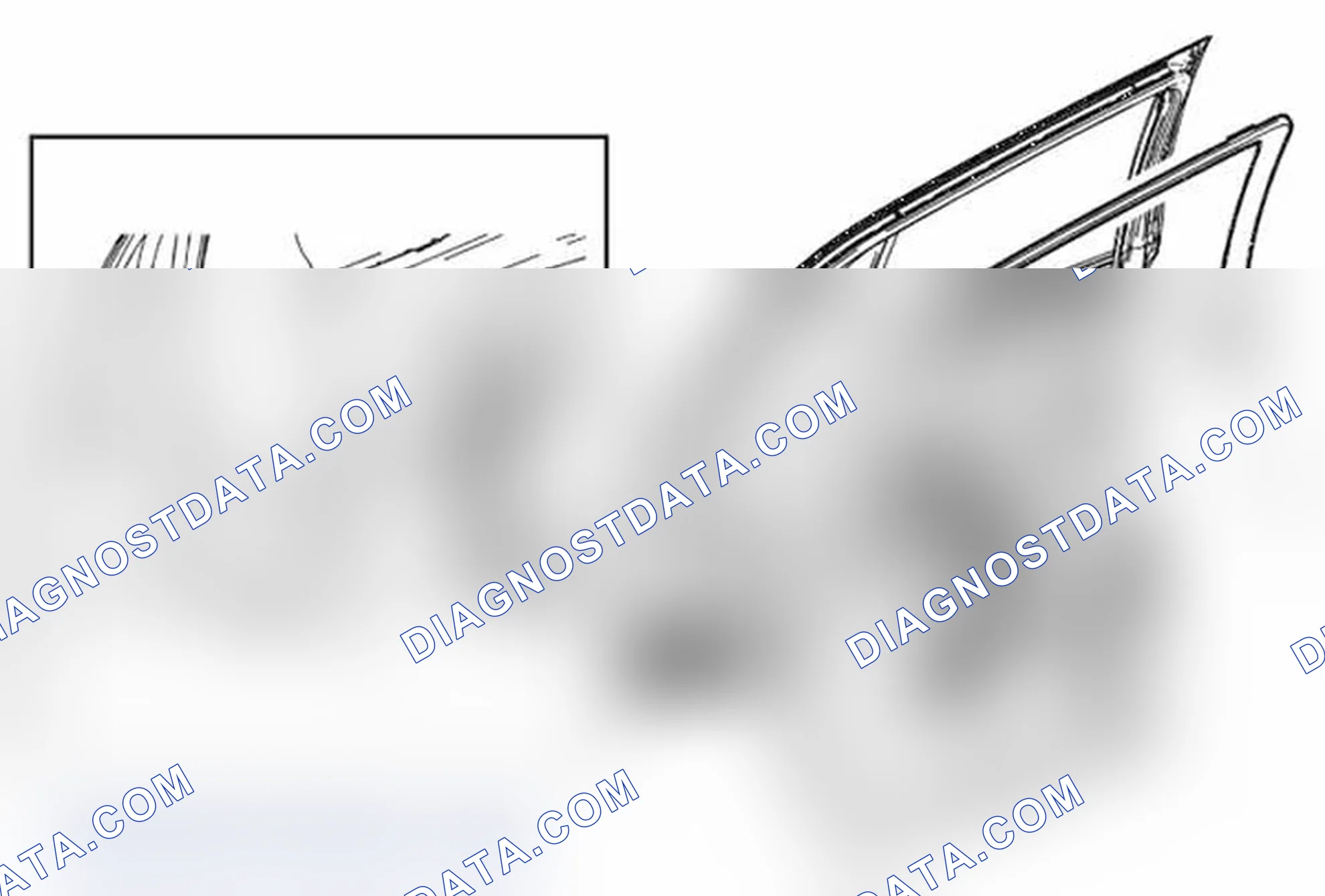 Scheme 56: Rear Side Door Window Garnish Molding Replacement (Trax)