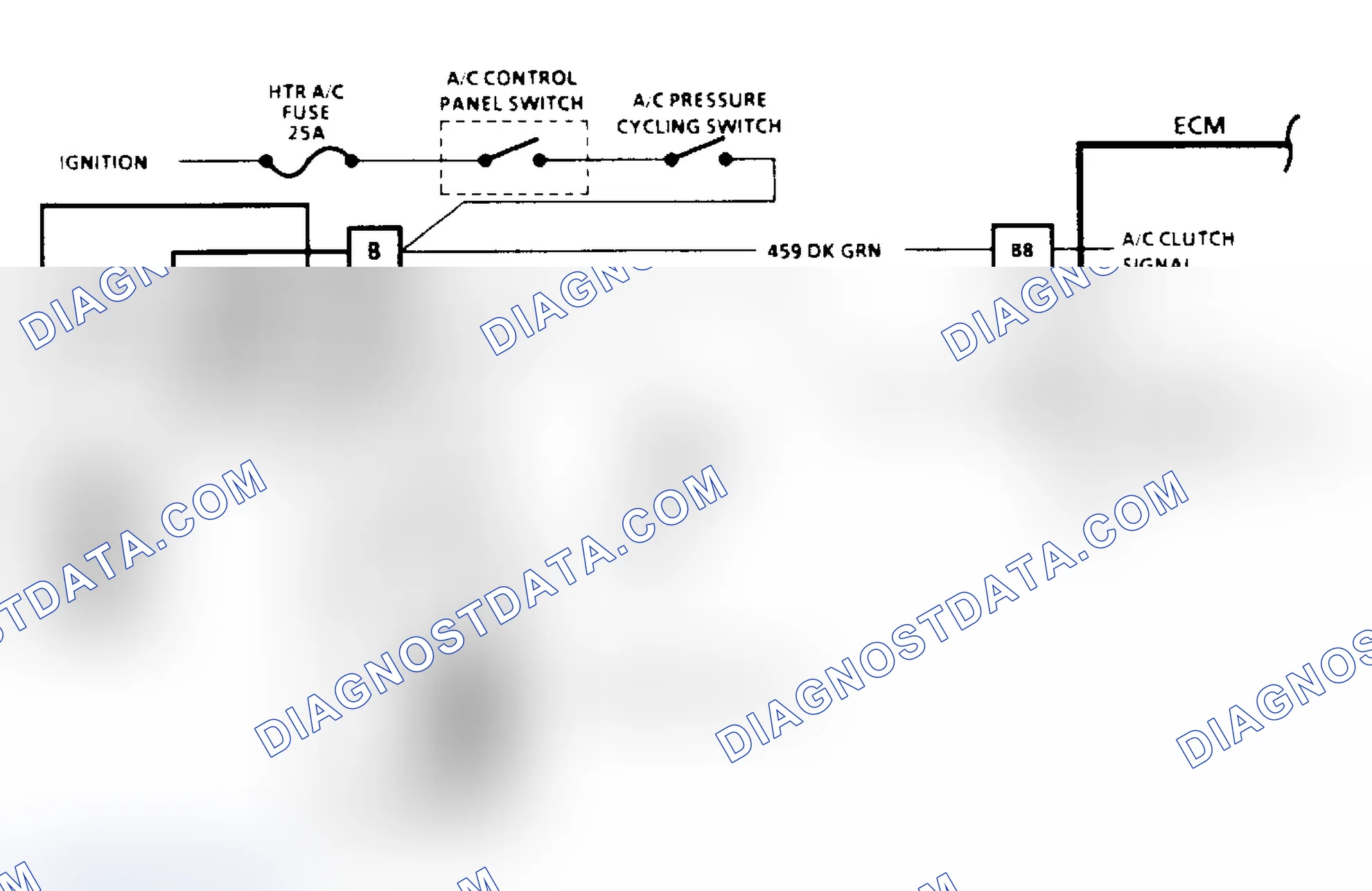 Scheme 152: A/C Clutch Control Diagnosis Flow Chart (1 of 2) (2.5L)