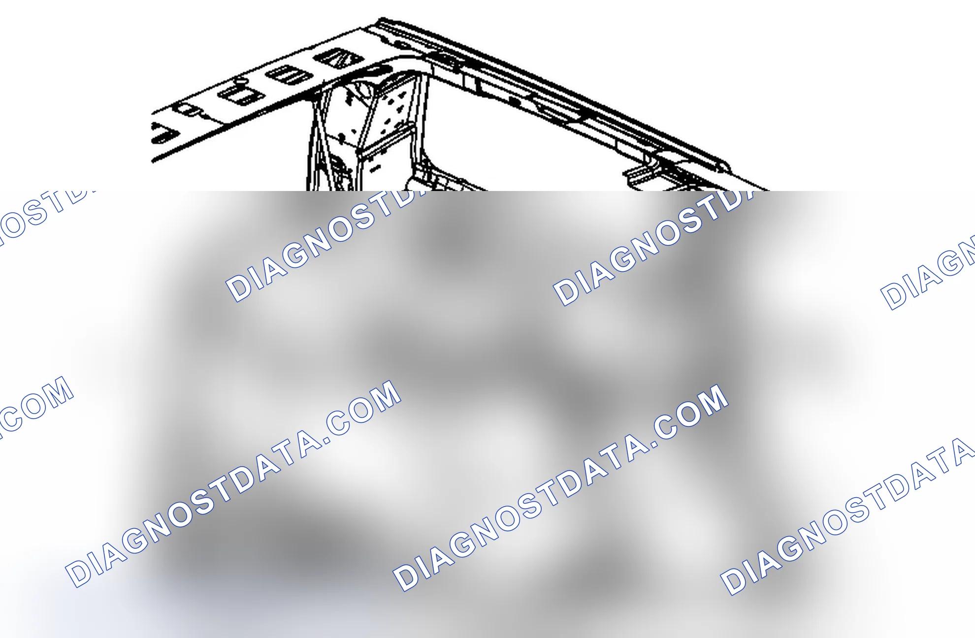 Scheme 100: Rear Quarter Trim Panel Replacement - Left Side (Standard Wheelbase w/E61)