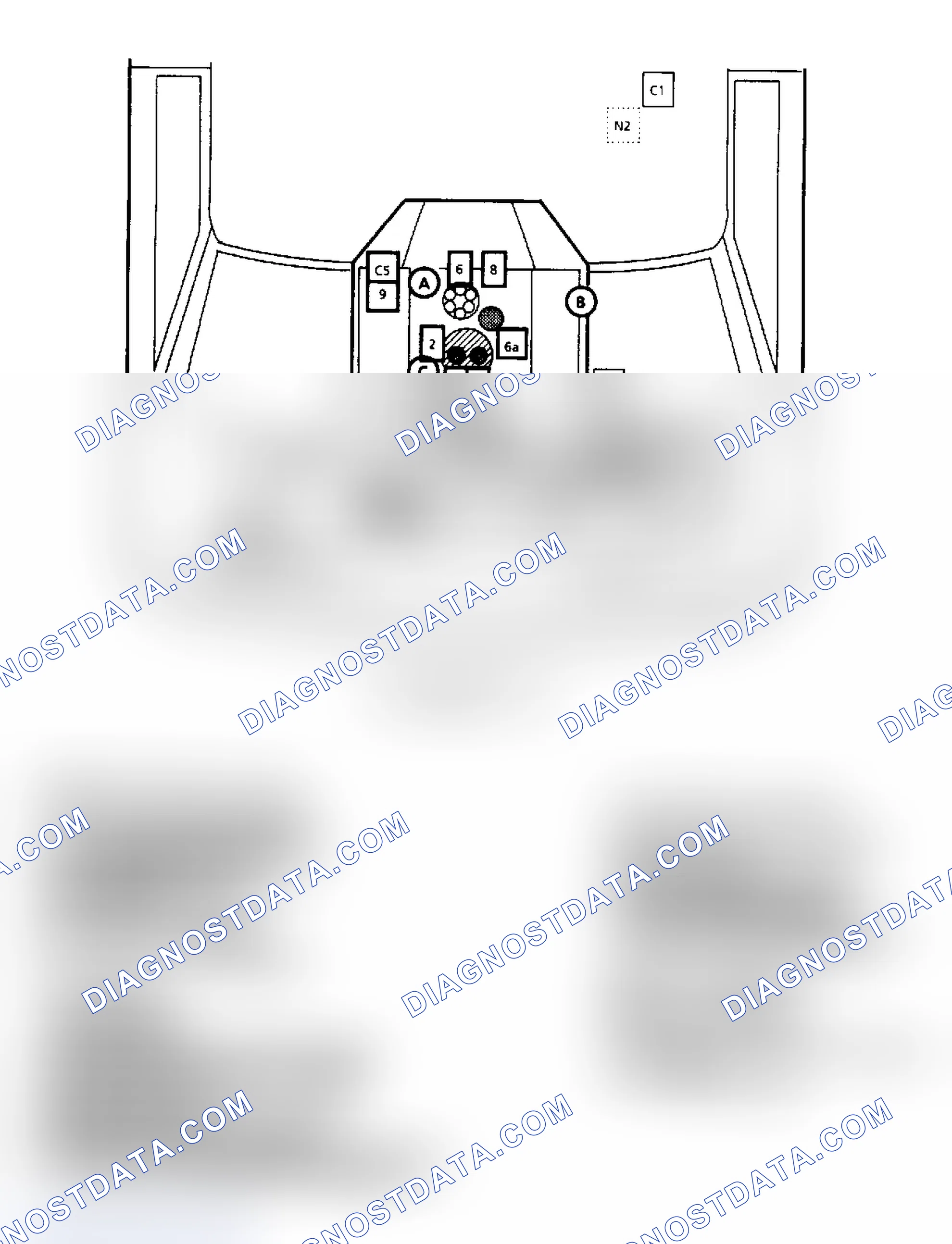 Scheme 145: Component Locations for "G" Series 7.4L
