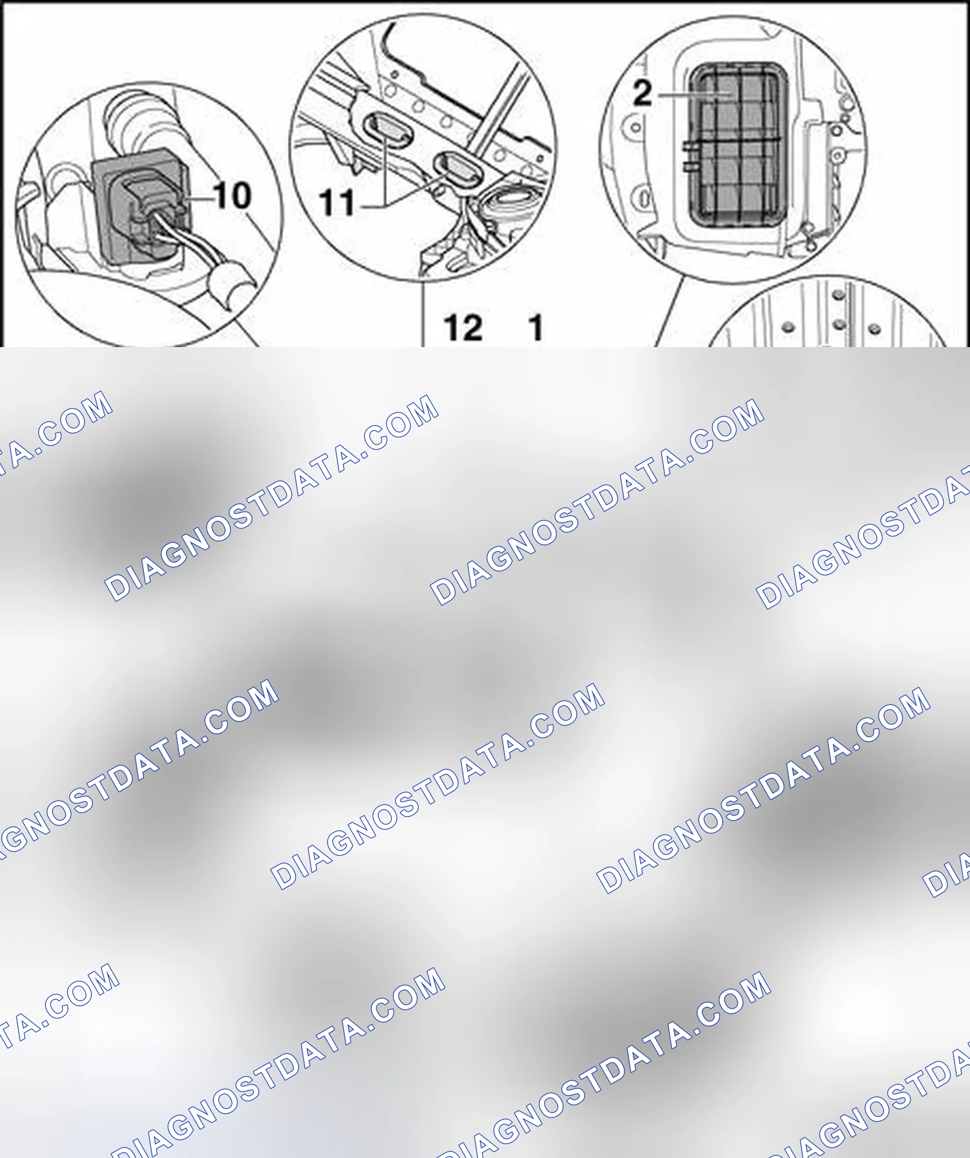 Scheme 35: Components not located in passenger compartment
