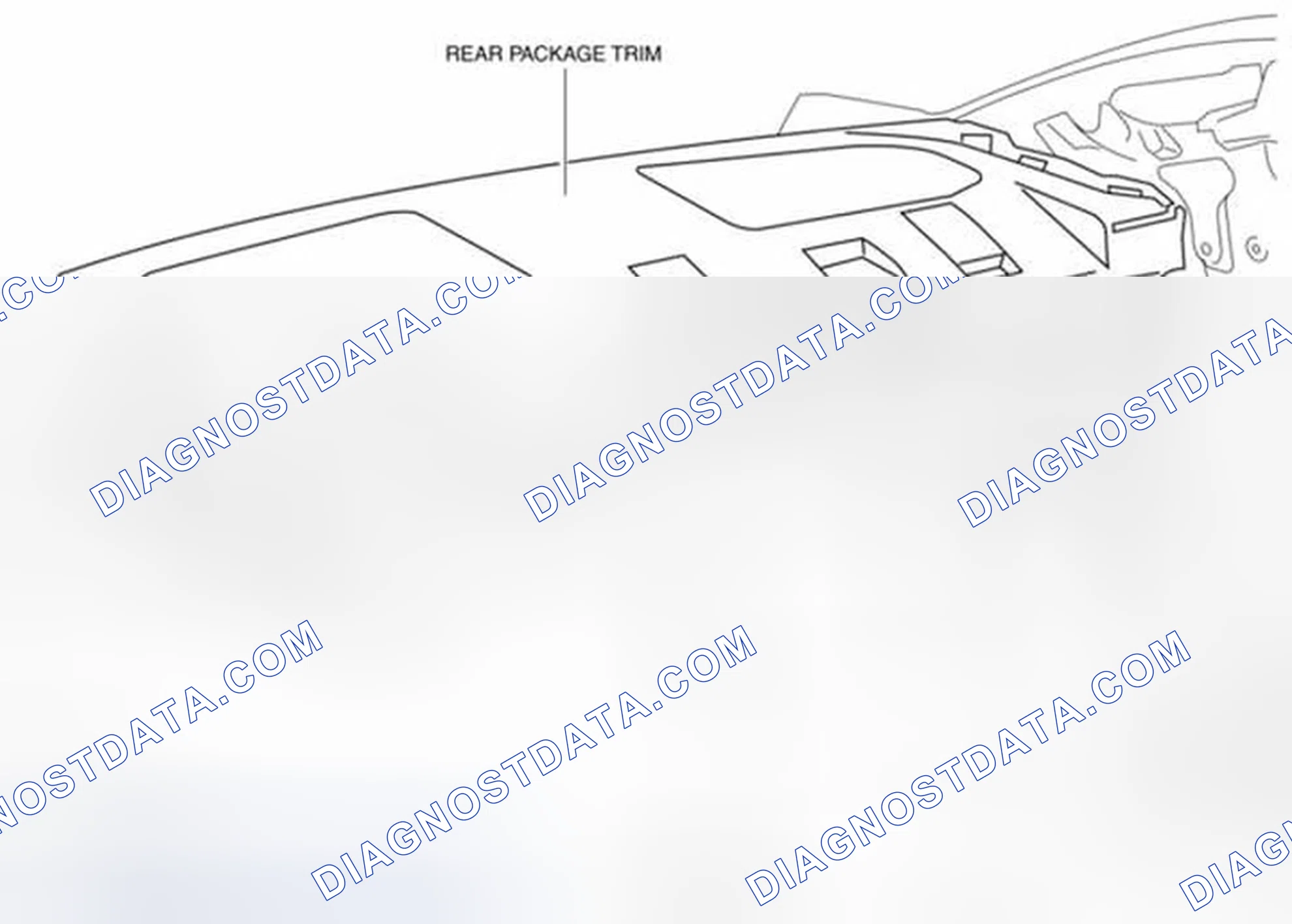 Scheme 114: REAR PACKAGE TRIM REMOVAL/INSTALLATION