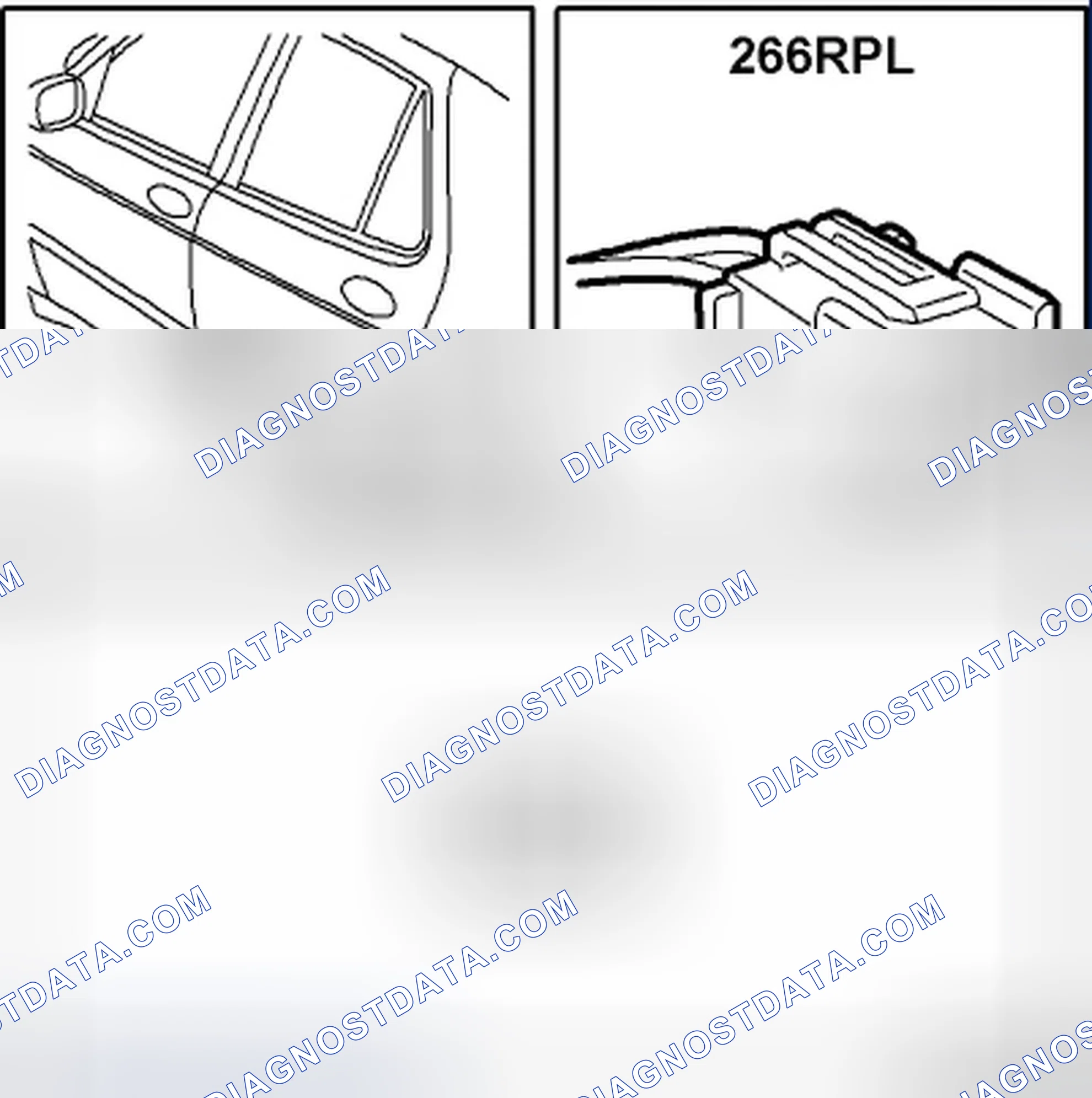 Scheme 151: Speaker, rear door, LH (266RPL)