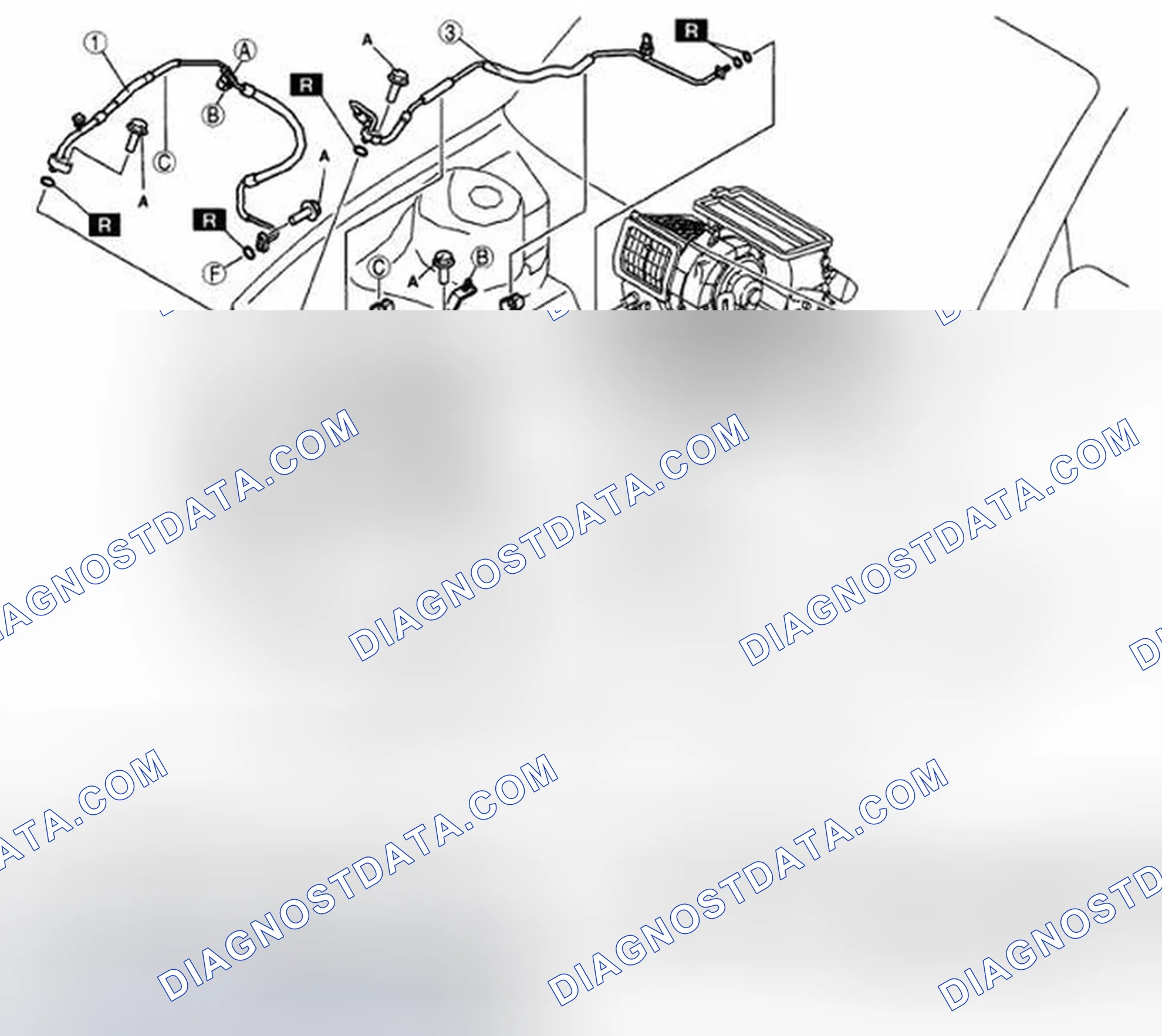 Scheme 11: REFRIGERANT LINES REMOVAL/INSTALLATION [LF, L3]