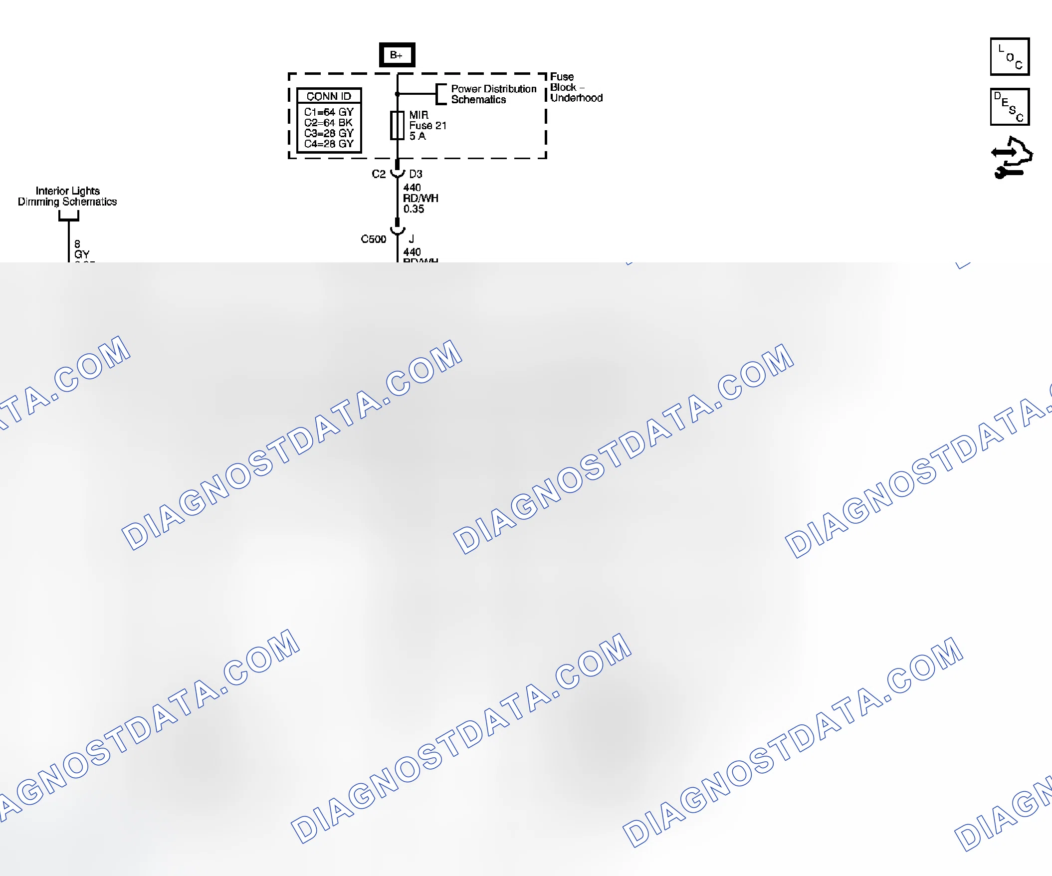 Scheme 1: Outside Rearview Mirror Schematics