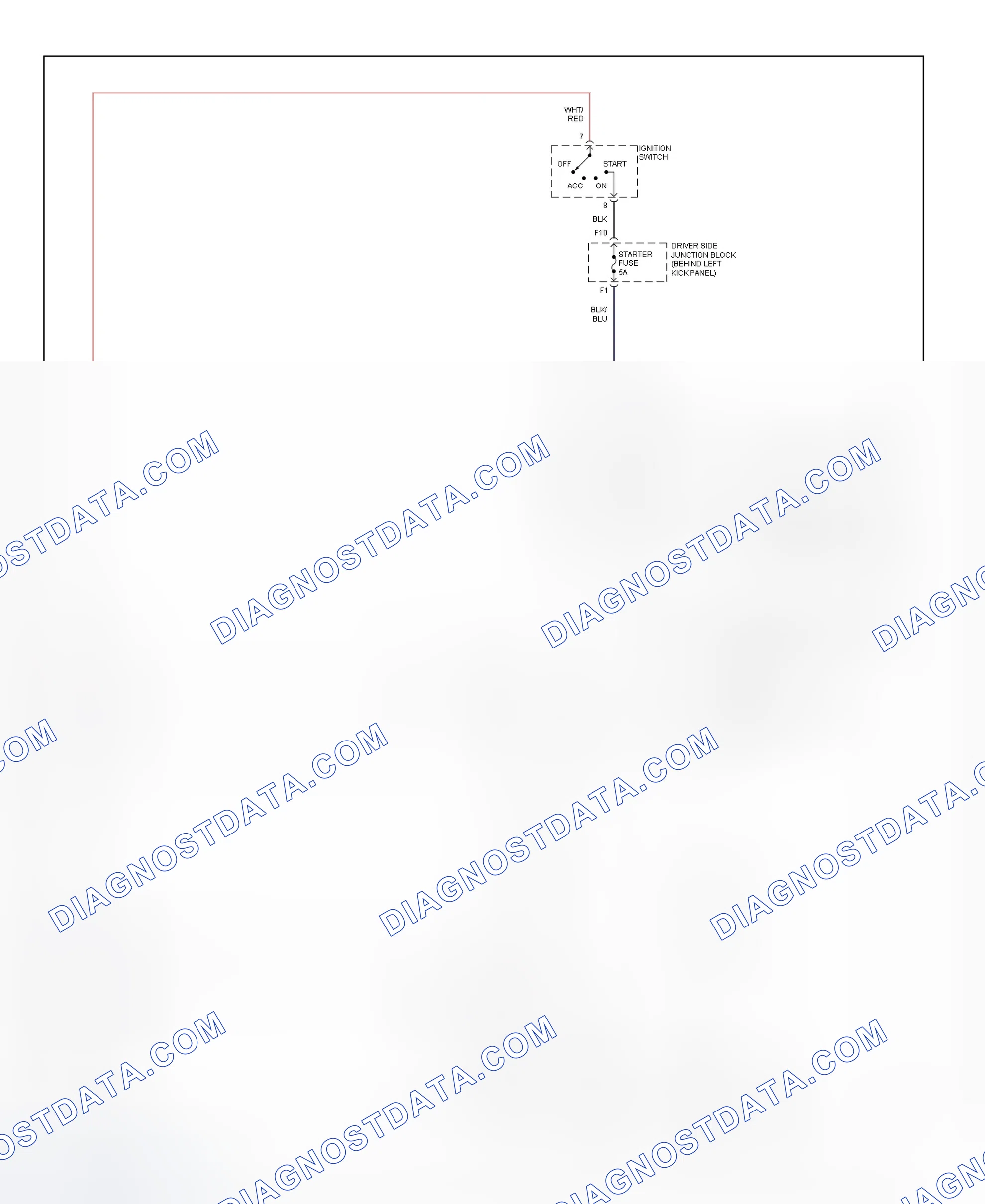 Scheme 9: Starting System Wiring Diagram (GS300 & GS400)