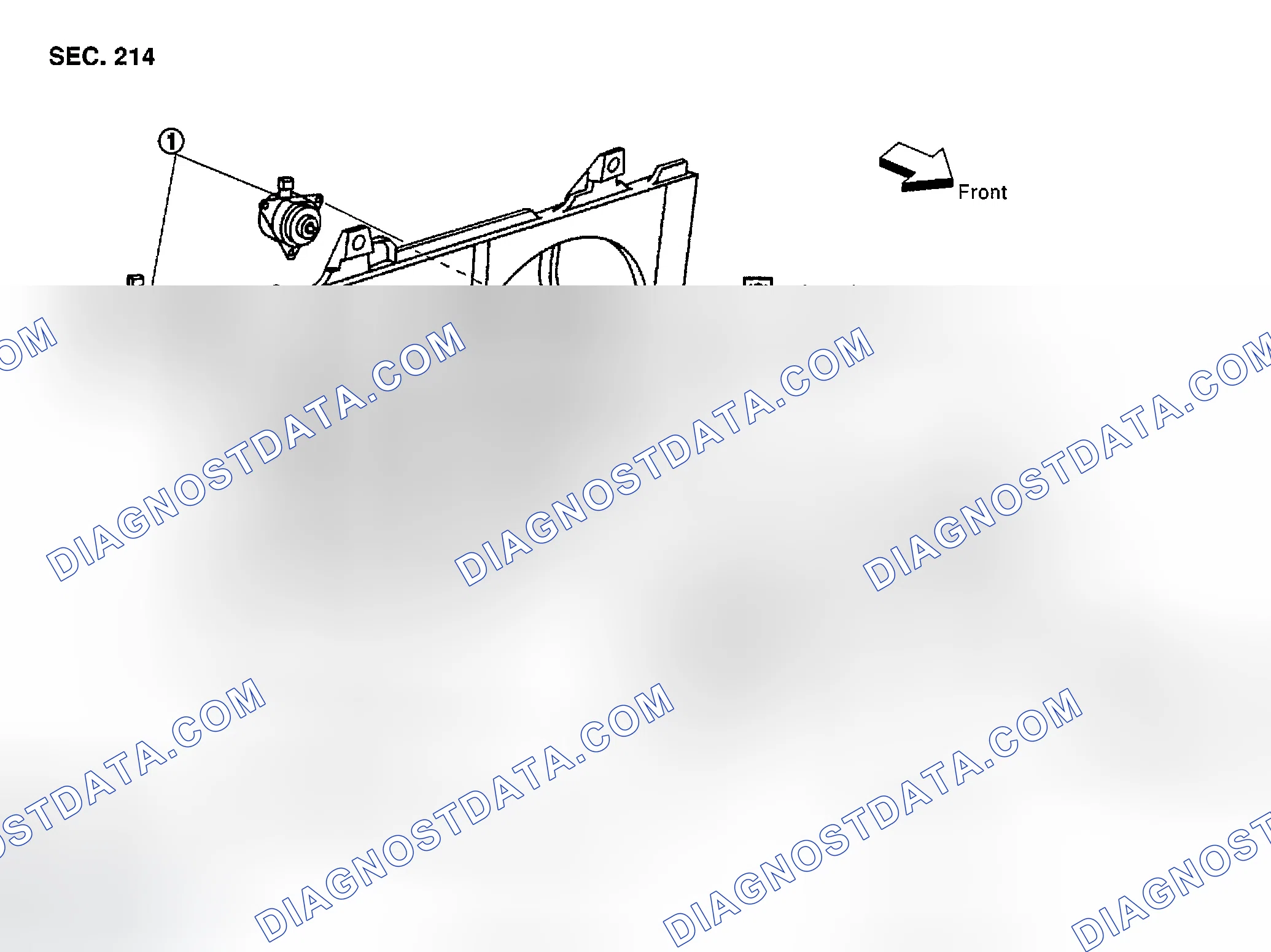 Scheme 104: DISASSEMBLY AND ASSEMBLY RADIATOR FAN