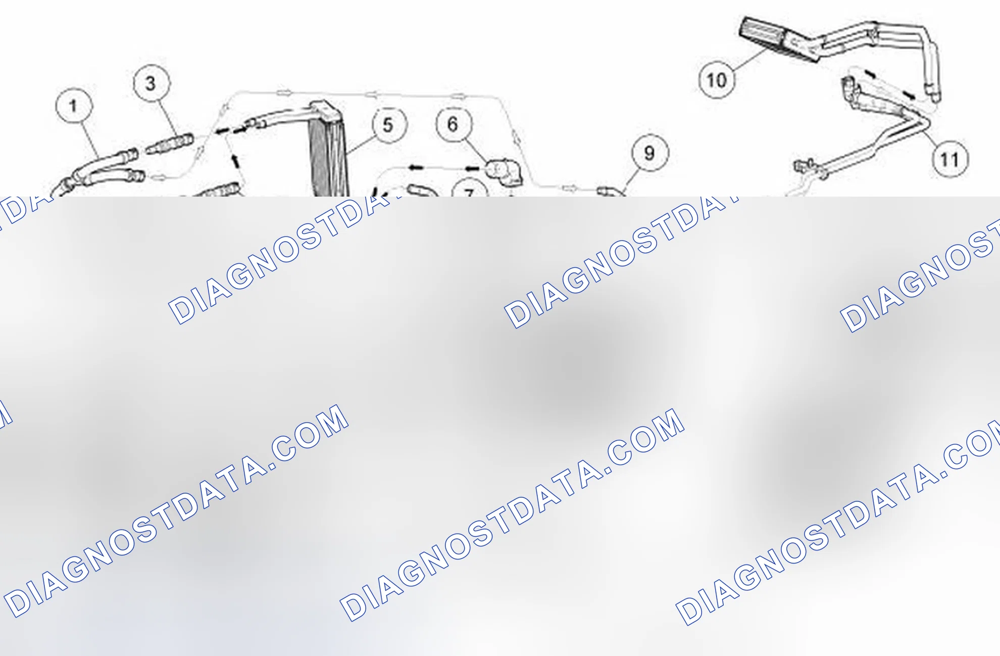 Scheme 17: Coolant Flow Diagram, Expedition and Navigator with Auxiliary Heater