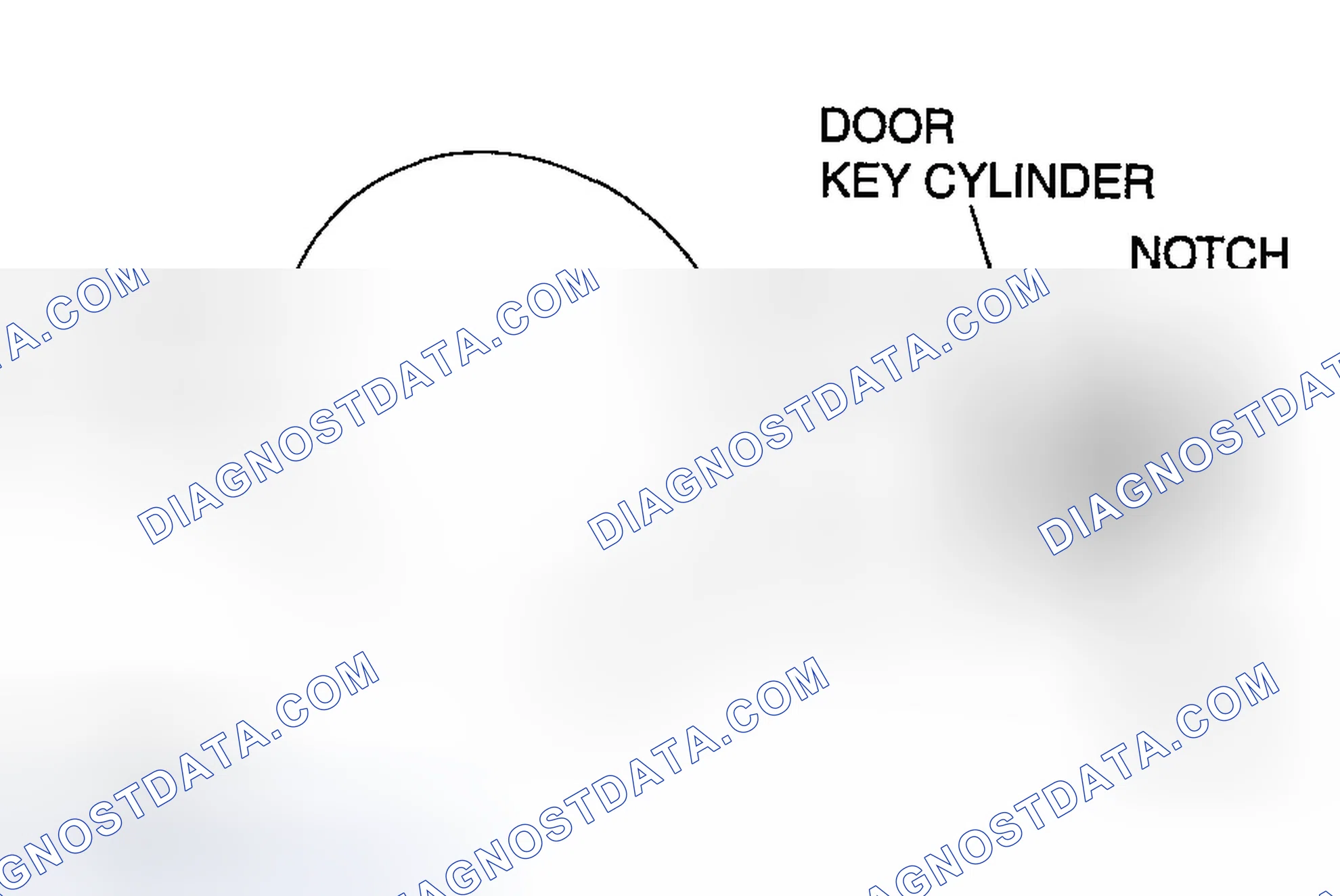 Scheme 9: FRONT DOOR KEY CYLINDER REMOVAL/INSTALLATION