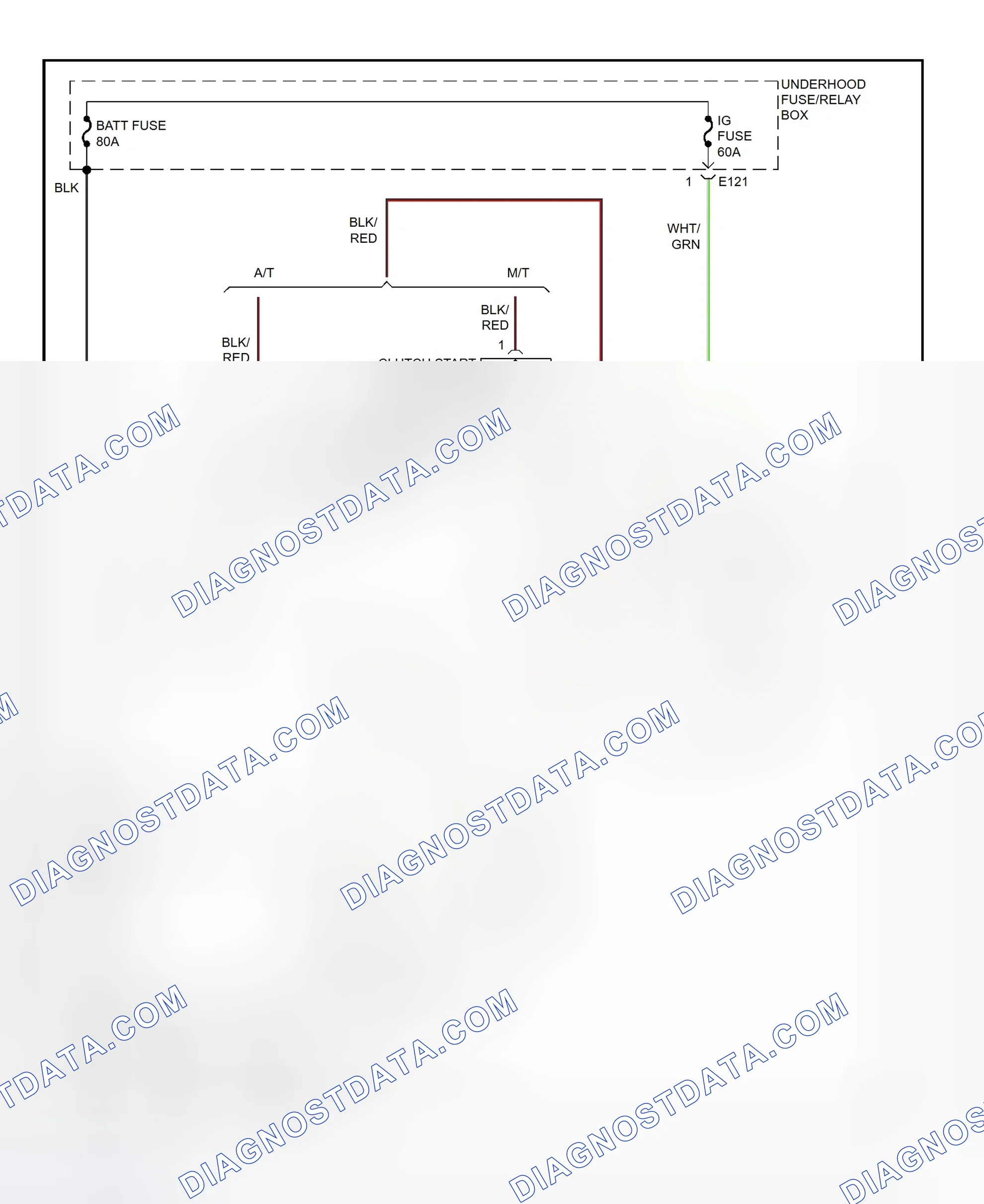 Scheme 4: Starting System Wiring Diagram (Vitara)
