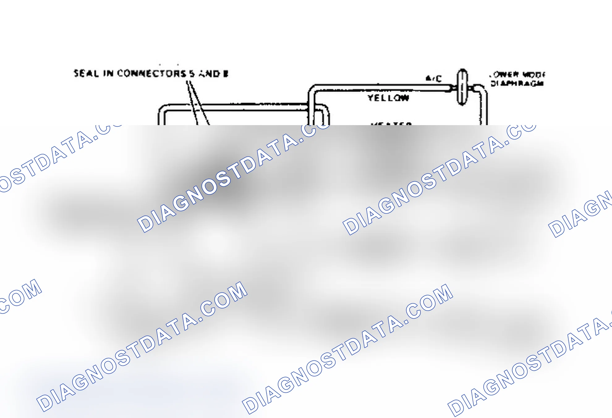 Scheme 11: "G" Body A/C Vacuum Diagram