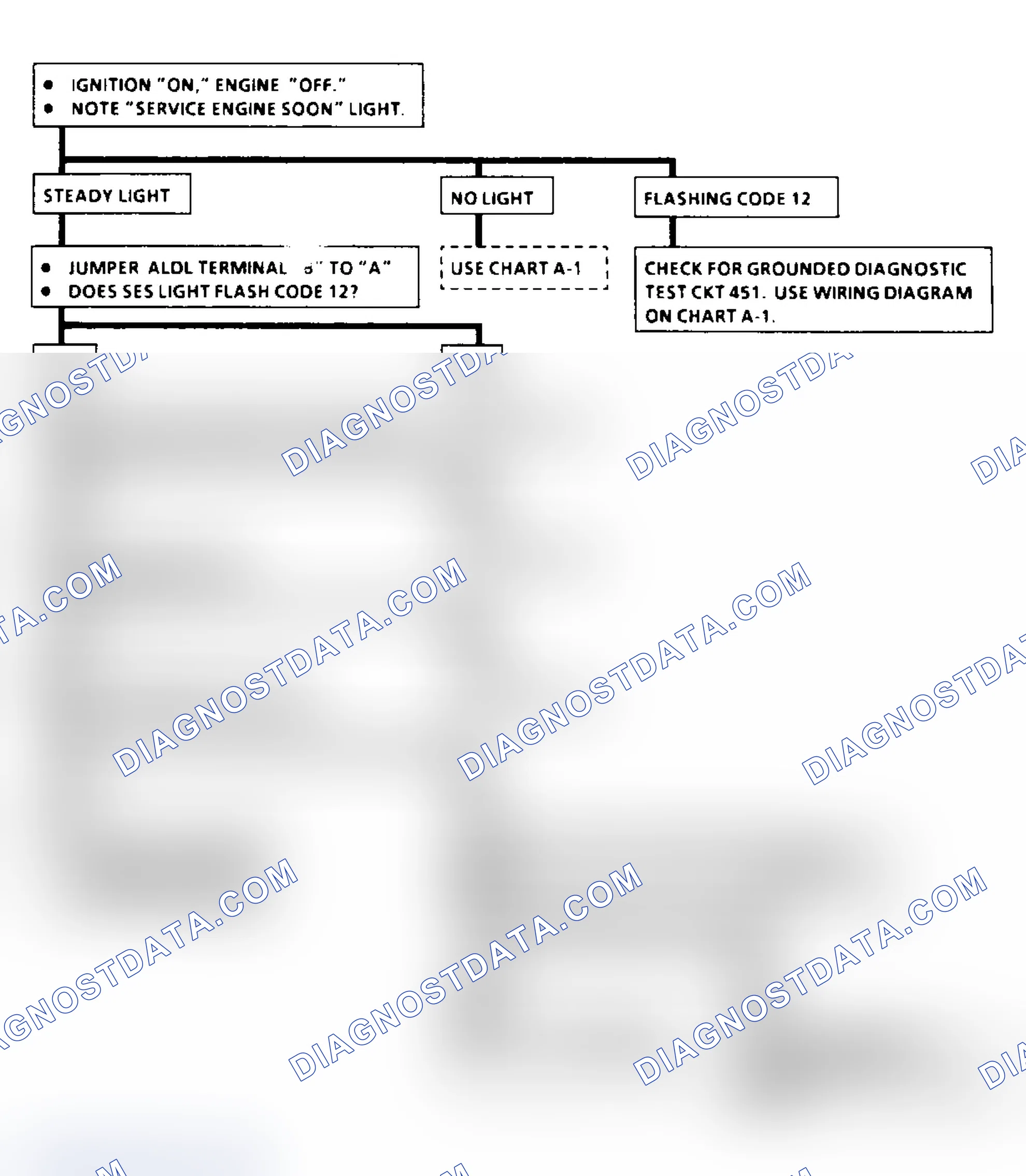 Scheme 39: Diagnostic Circuit Check - Flow Chart