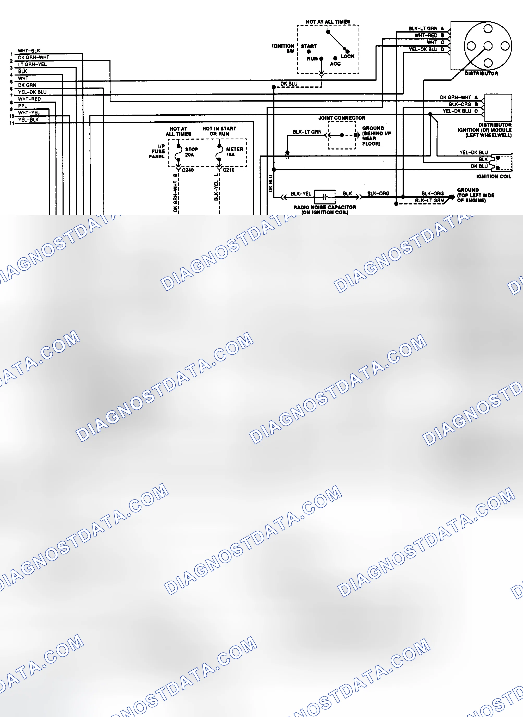 Scheme 169: EEC Wiring Diagram (1.8L M/T - 2 of 2)
