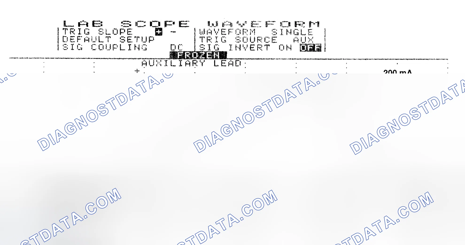 Scheme 13: Single Injector w/Normal Current Flow - Current Pattern
