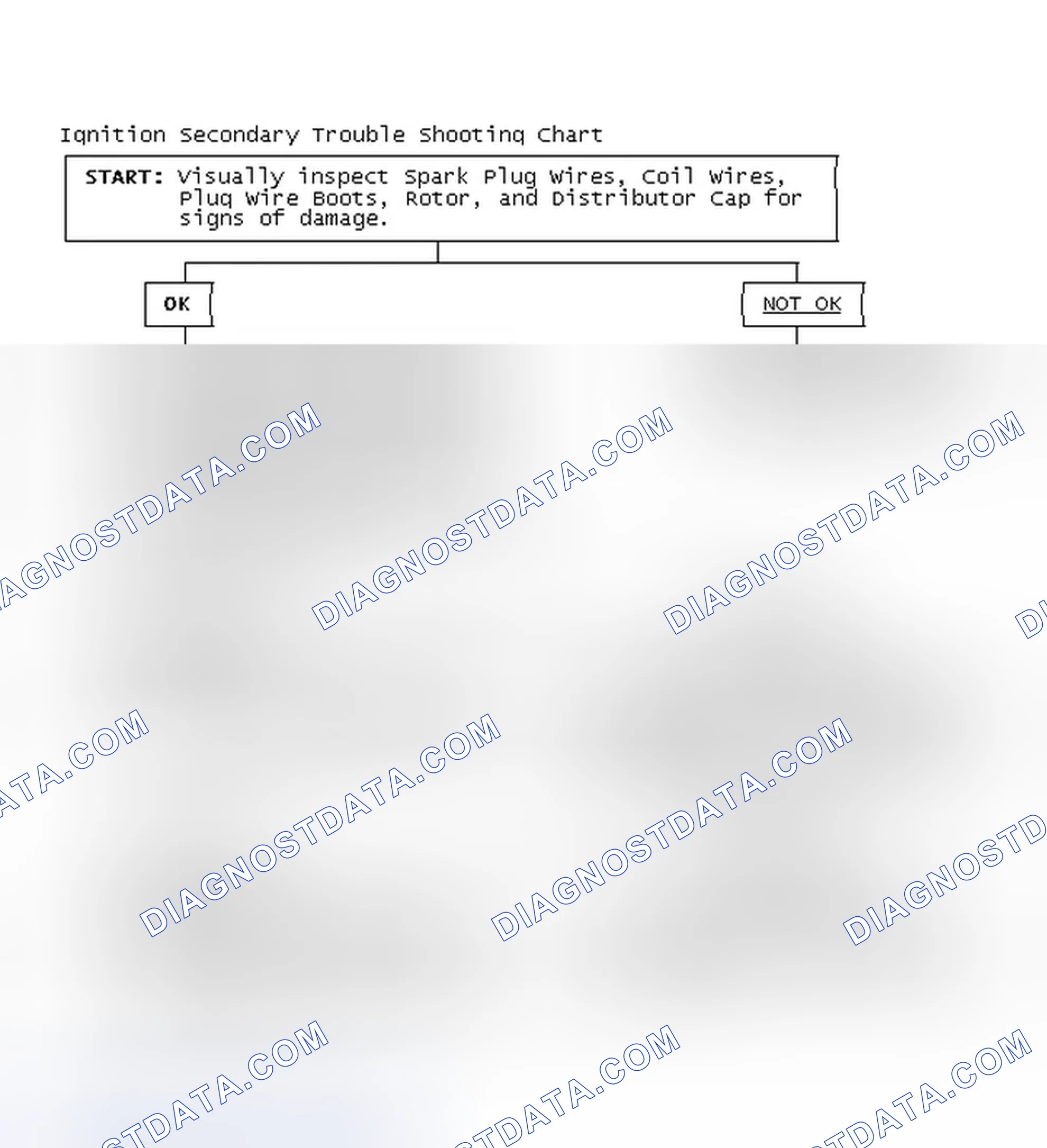Scheme 1: Ignition Secondary Trouble Shooting Chart