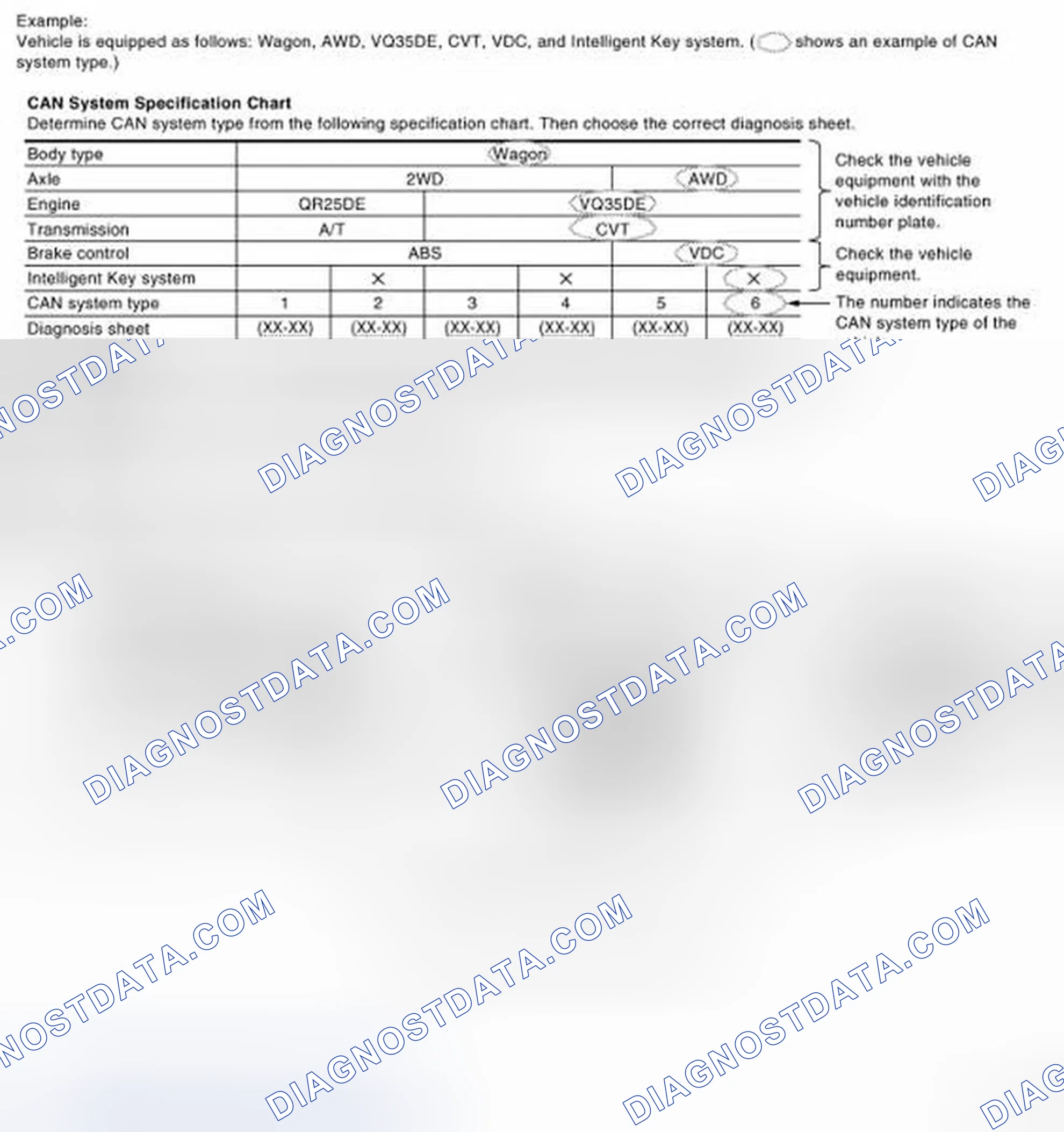 Scheme 1: CAN System Type Specification Chart (Style A)