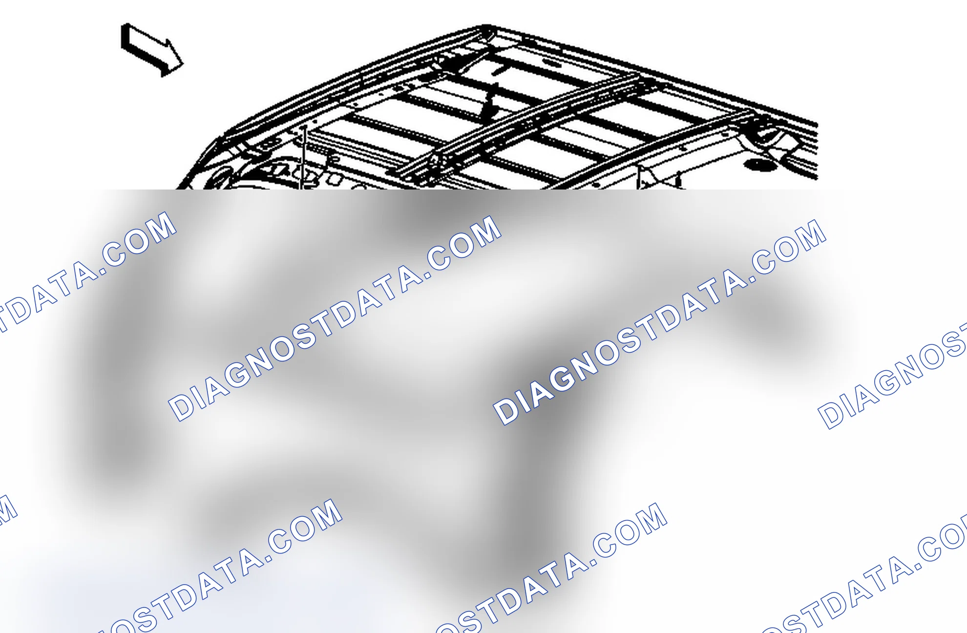 Scheme 132: Headlining Rear Trim Panel Replacement (Extended Wheelbase)