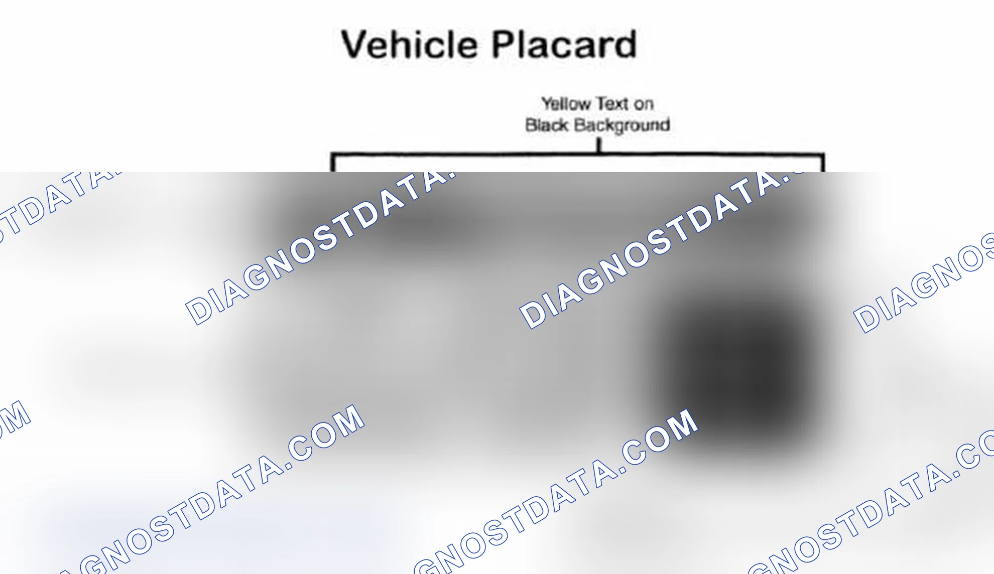Scheme 28: Vehicle Tire Placard - Typical