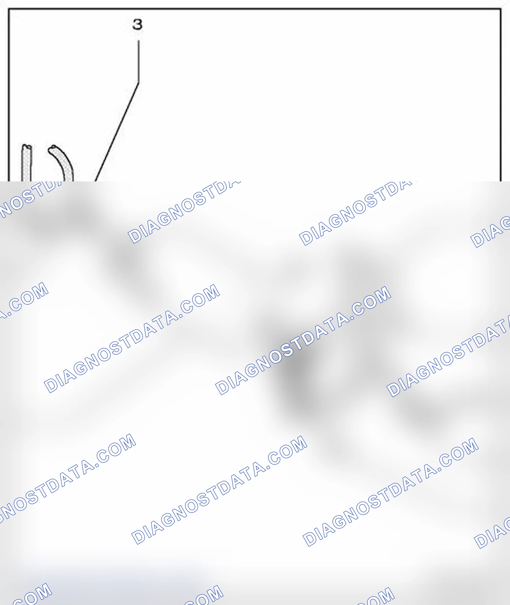 Scheme 86: Fuel filter for vehicles without fuel system return line, assembly overview