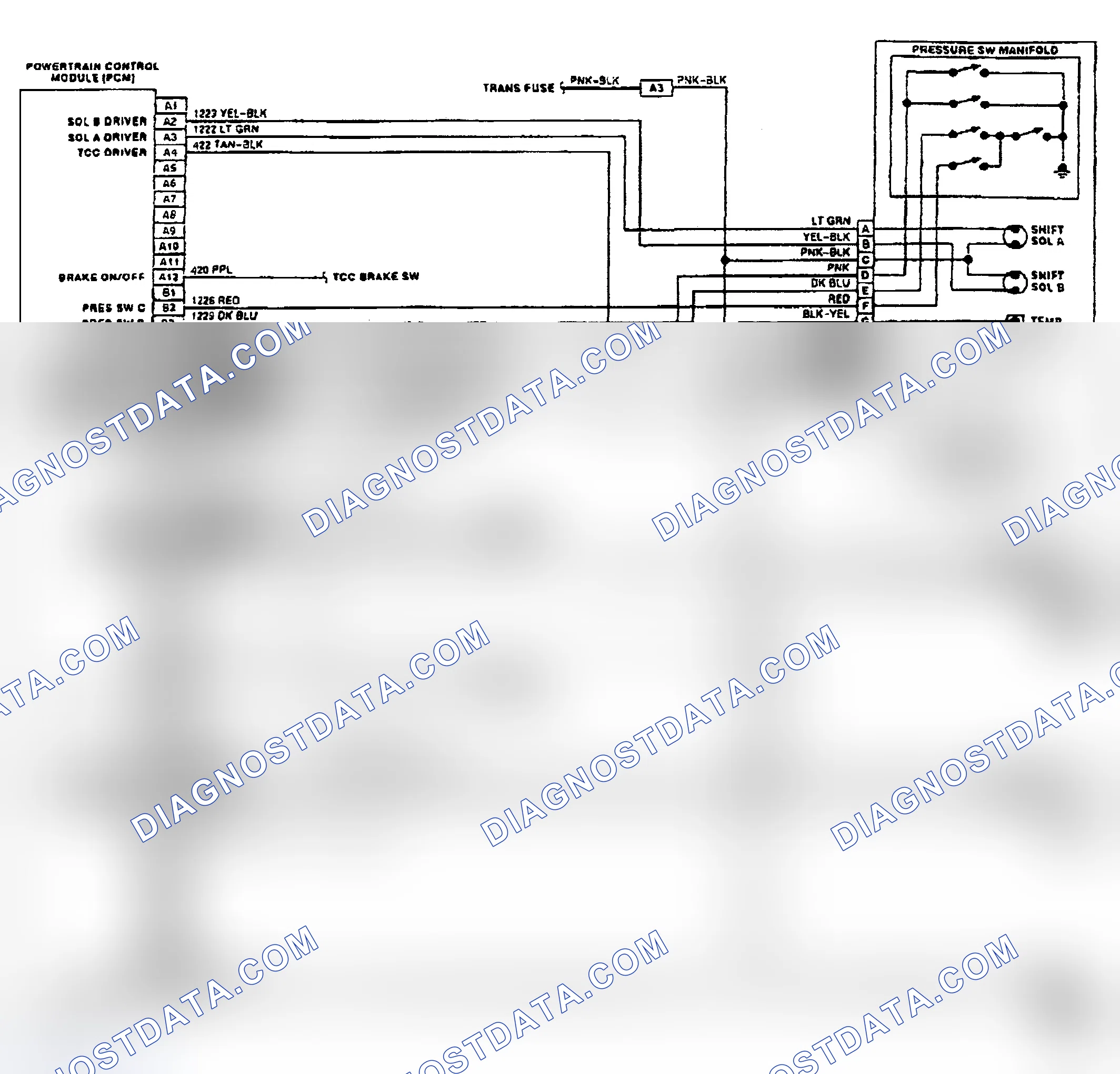 Scheme 434: Wiring Diagram ("C" & "K" Series - Gasoline Engine)