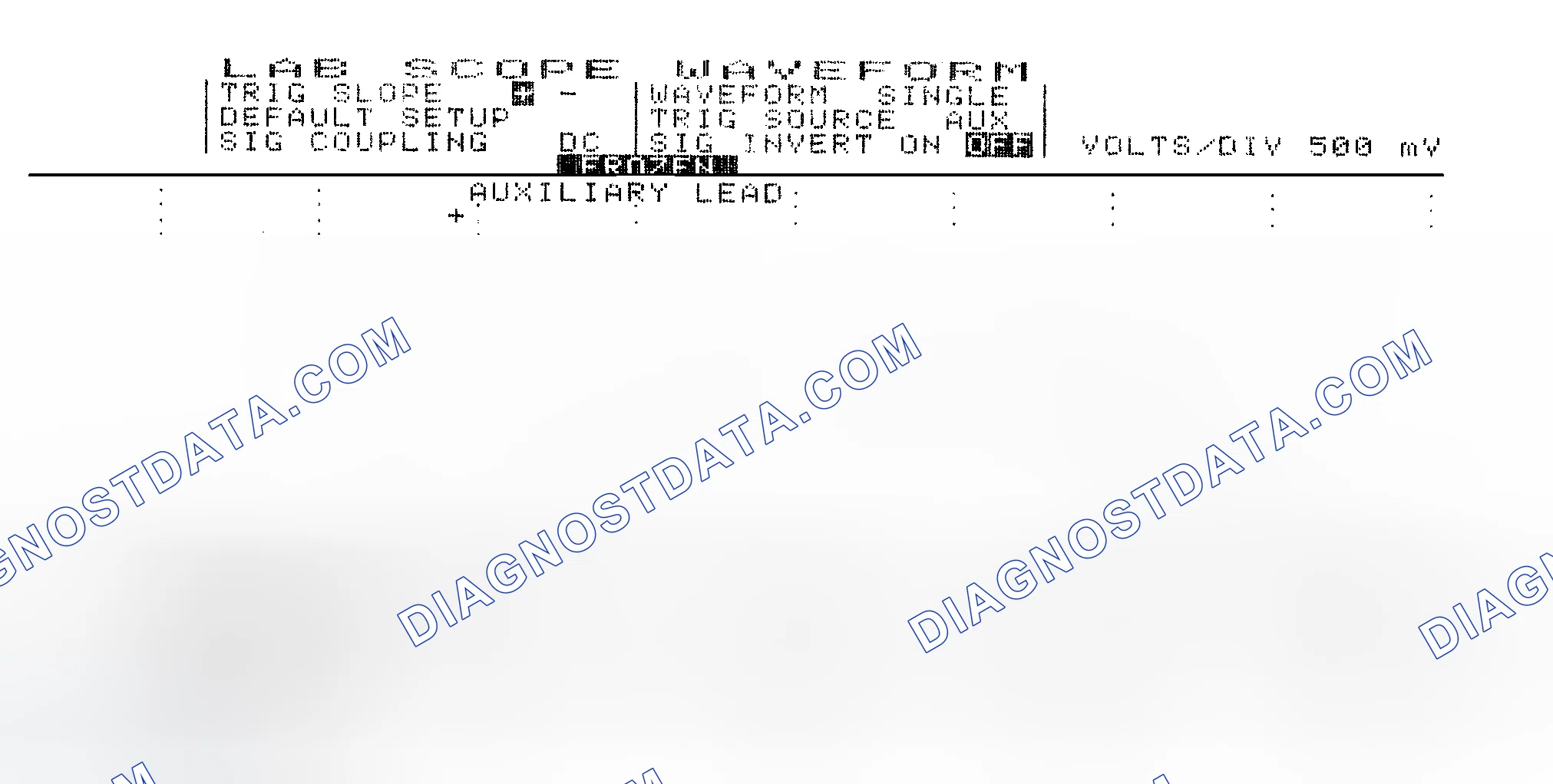 Scheme 14: Single Injector w/Excessive Current Flow - Current Pattern