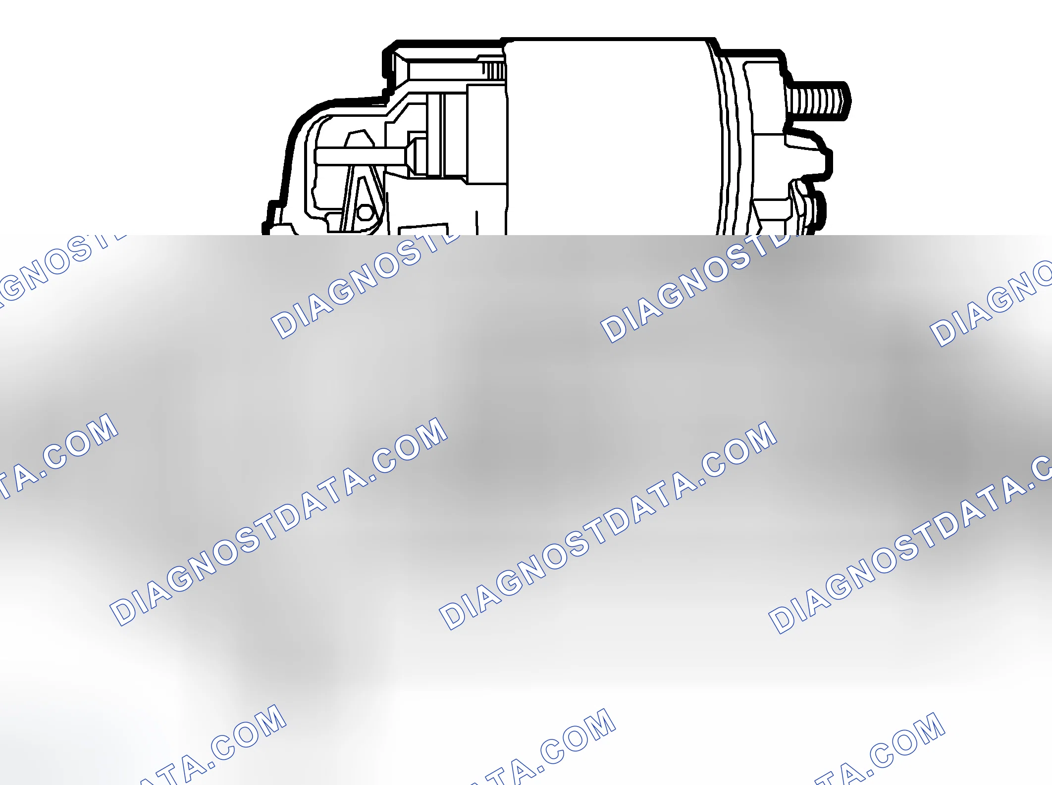 Scheme 11: Identifying Starter Motor (4-Cyl Diesel Engine)
