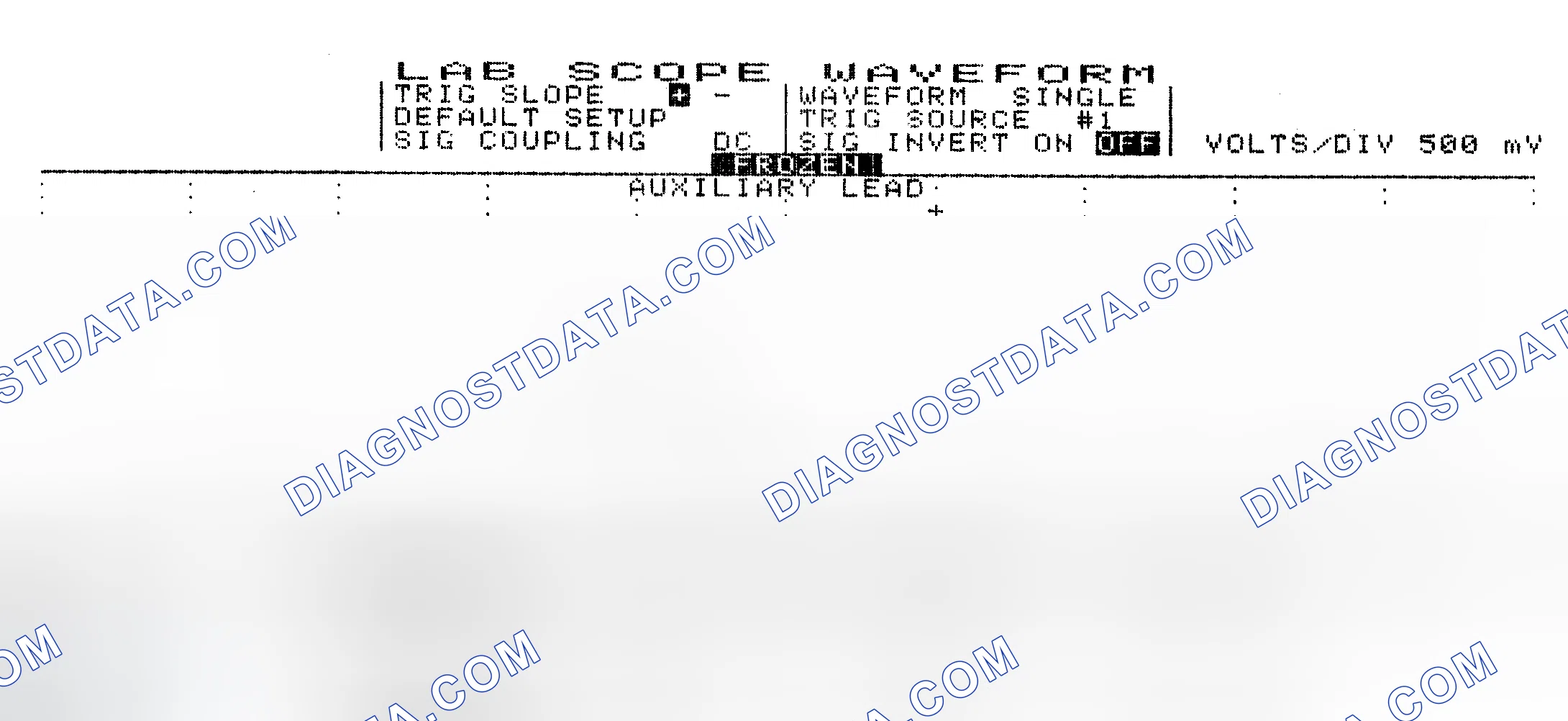 Scheme 10: Single Injector w/Excessive Current Flow - Current Pattern